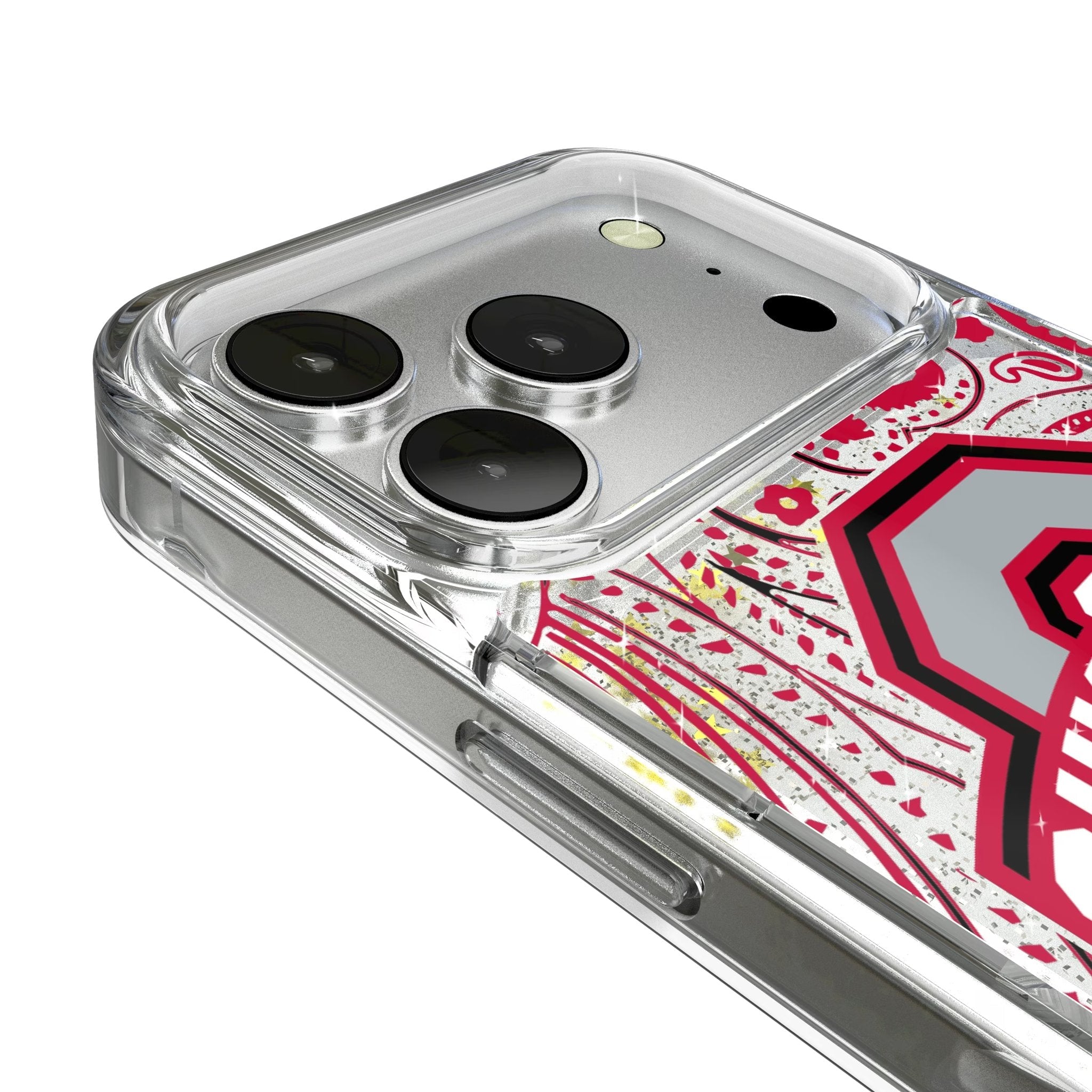 Ohio State University Buckeyes Paisley Glitter Phone Case for Apple iPhone 17 Series 3