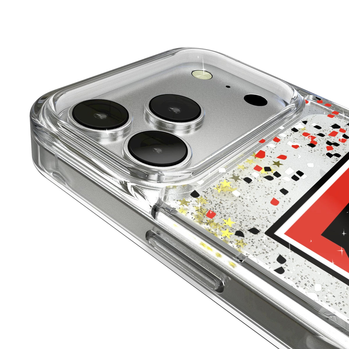 Texas Tech Red Raiders Confetti Glitter Phone Case for Apple iPhone 17 Series 3