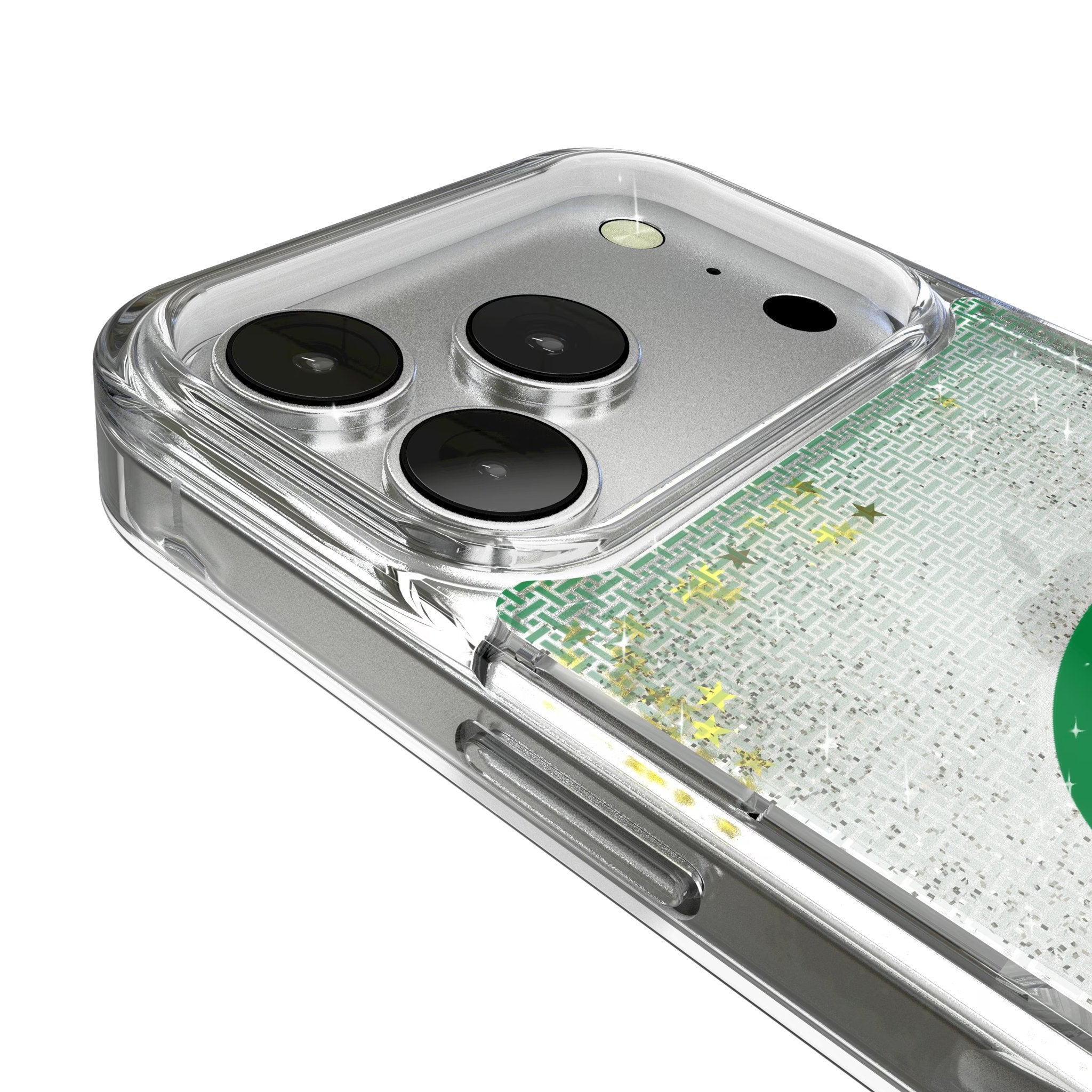University of Oregon Ducks Linen Glitter Phone Case for Apple iPhone 17 Series 3