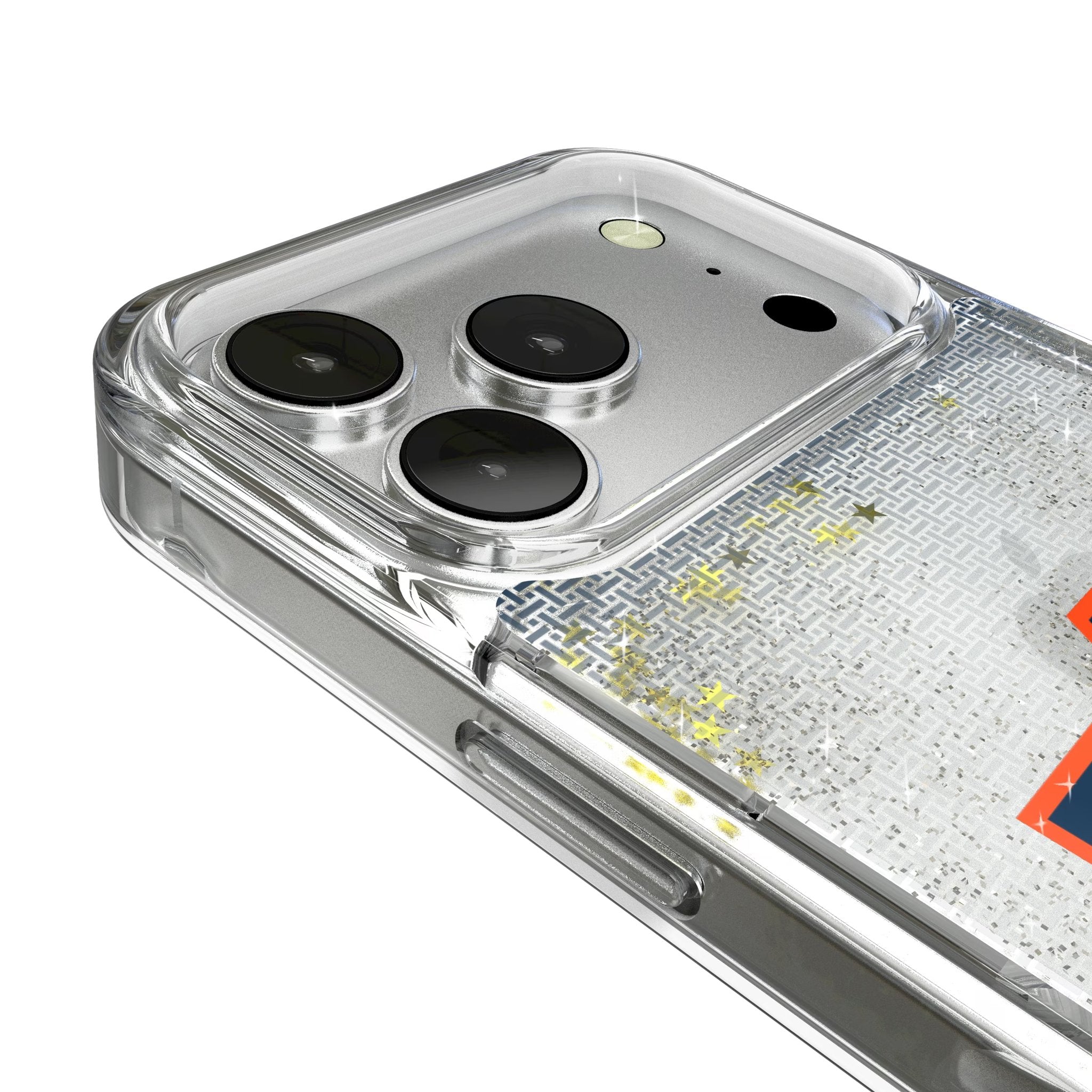 University of Auburn Tigers Linen Glitter Phone Case for Apple iPhone 17 Series 3