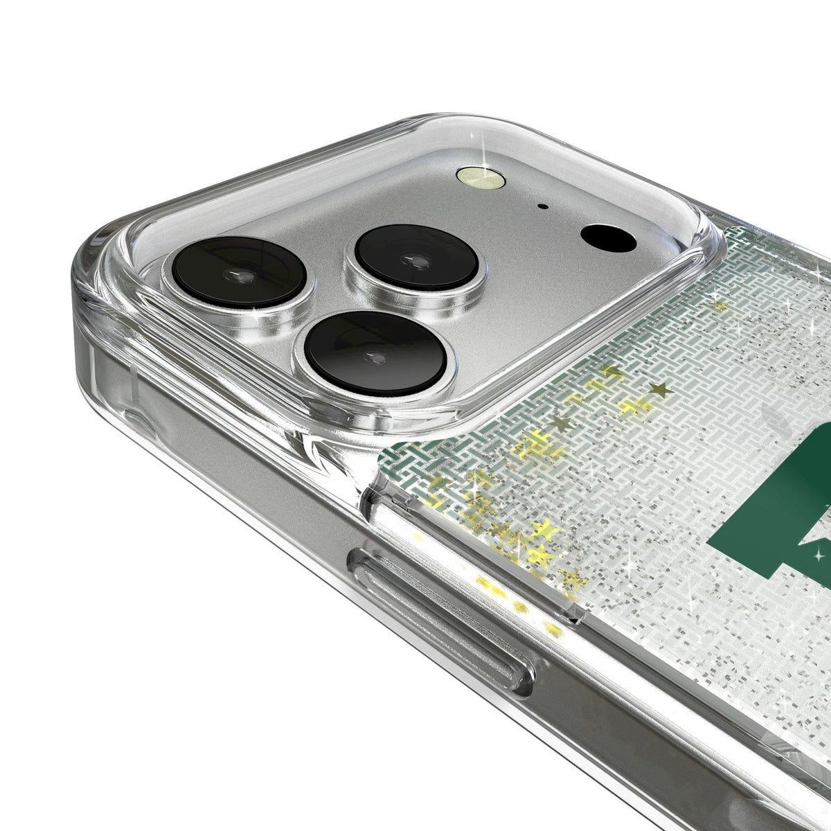 Baylor University Bears Linen Glitter Phone Case for Apple iPhone 17 Series 3