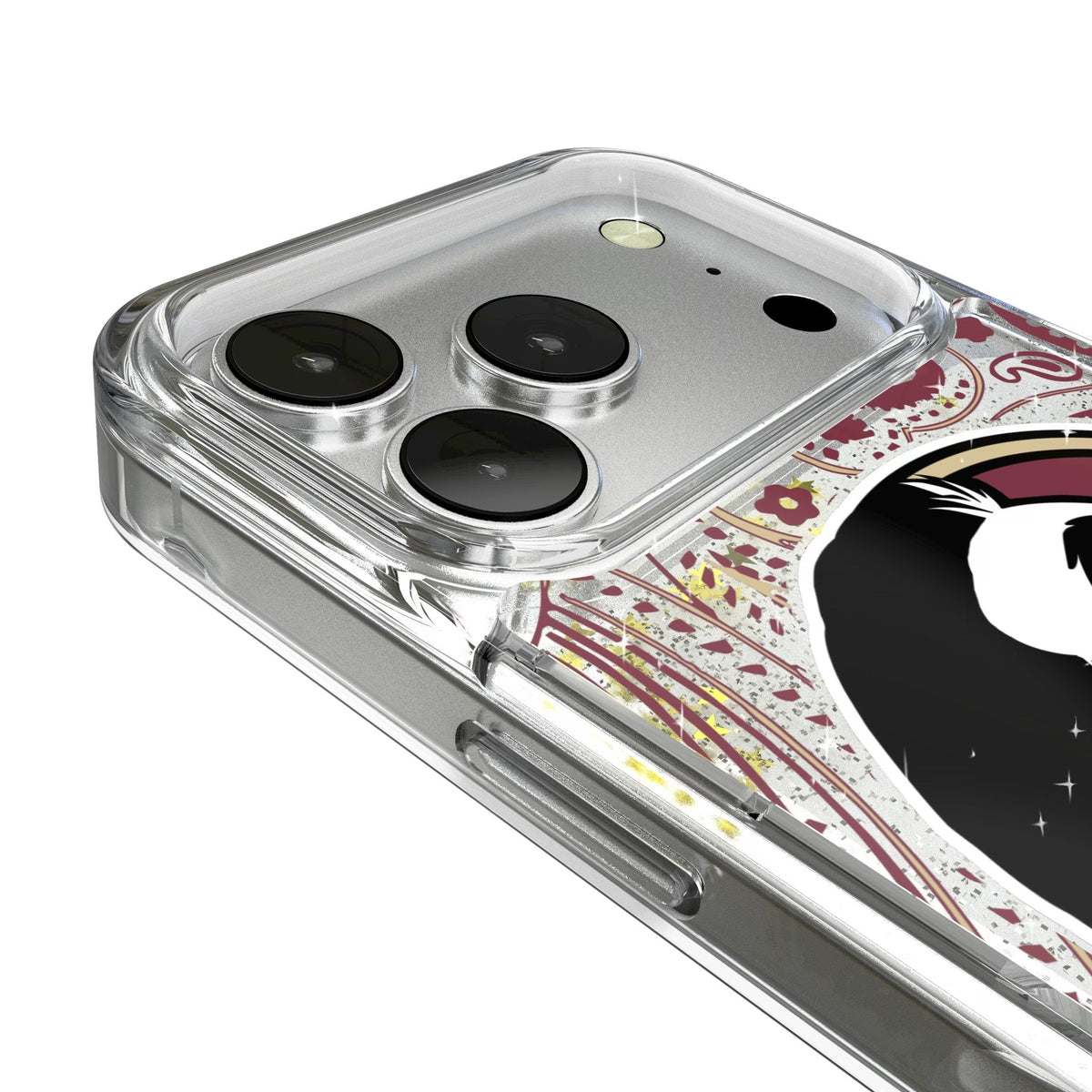 Florida State University Seminoles Paisley Glitter Phone Case for Apple iPhone 17 Series 3