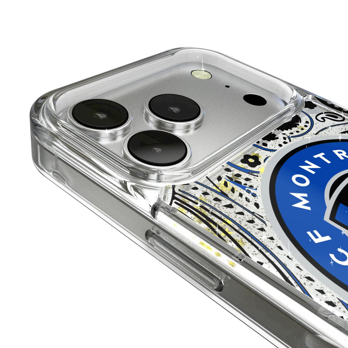 CF Montreal Paisley Glitter Phone Case for Apple iPhone 17 Series 3