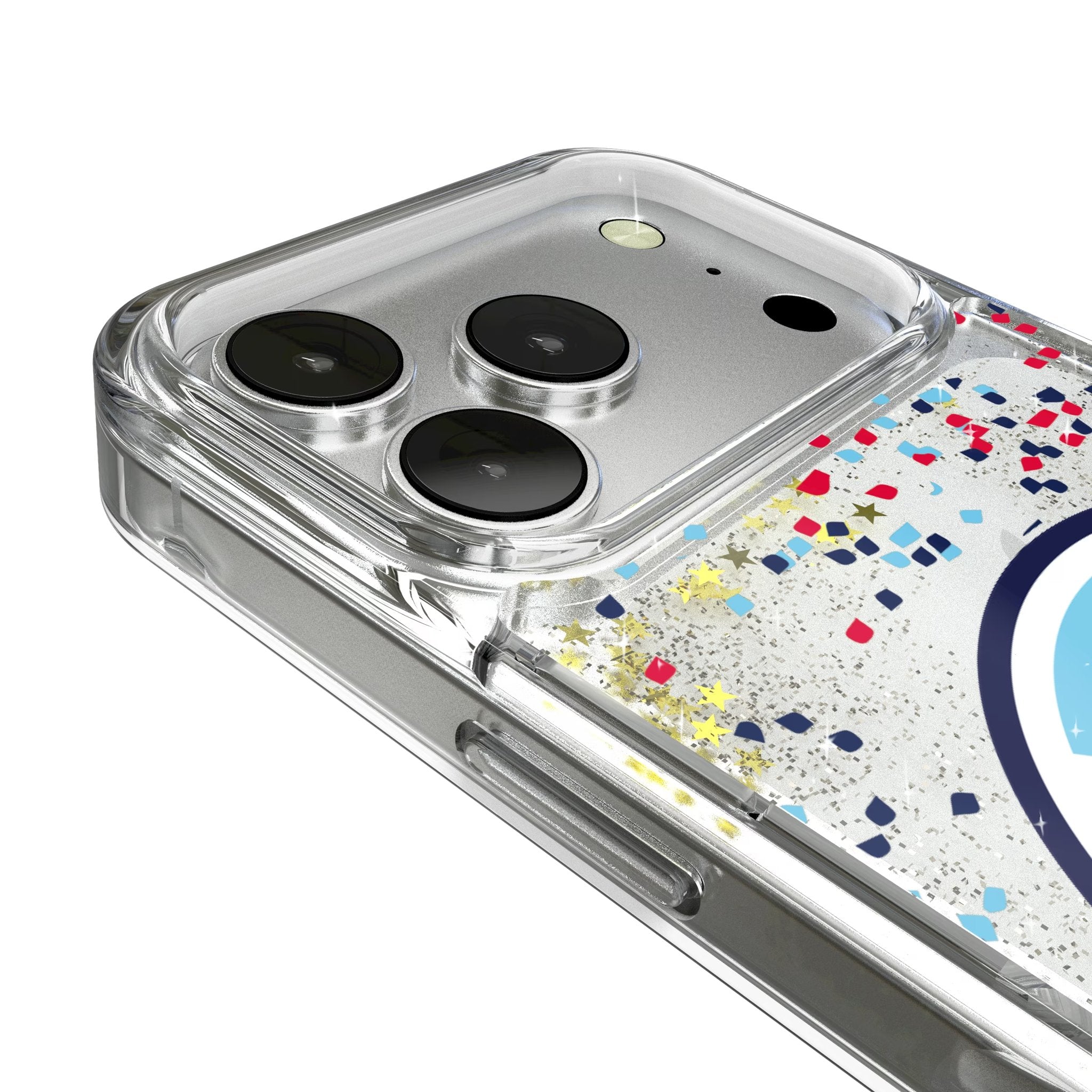 Chicago Fire Confetti Glitter Phone Case for Apple iPhone 17 Series 3