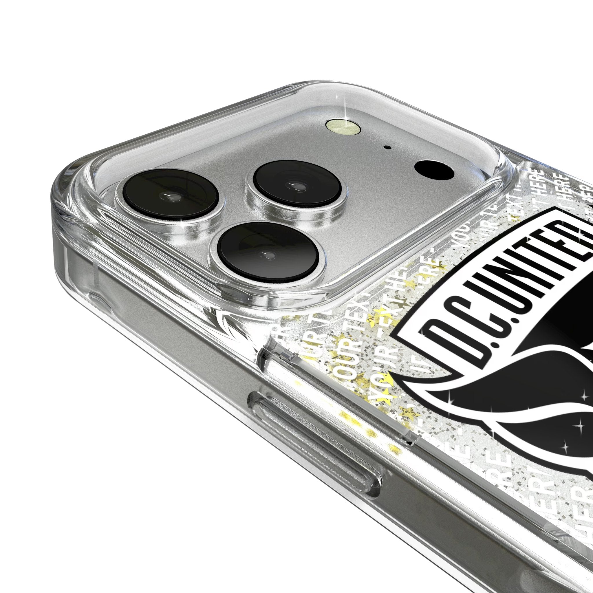 DC United Personalized EndZone Plus Glitter Phone Case for Apple iPhone 17 Series 3