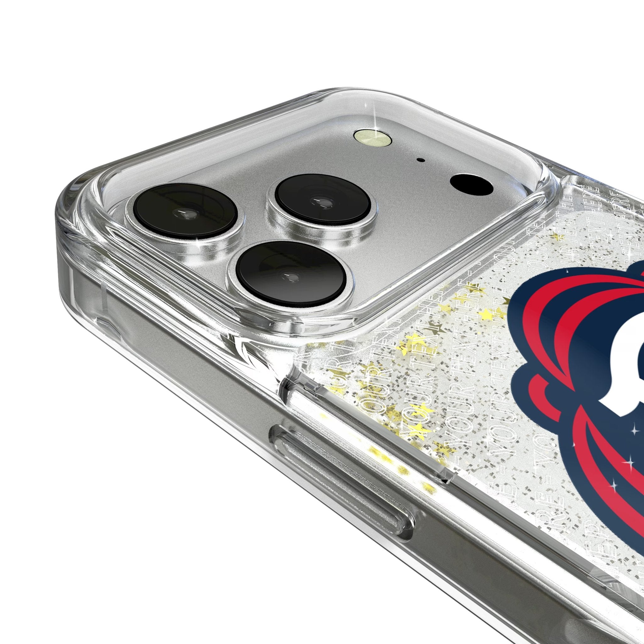 New England Revolution Personalized EndZone Plus Glitter Phone Case for Apple iPhone 17 Series 3