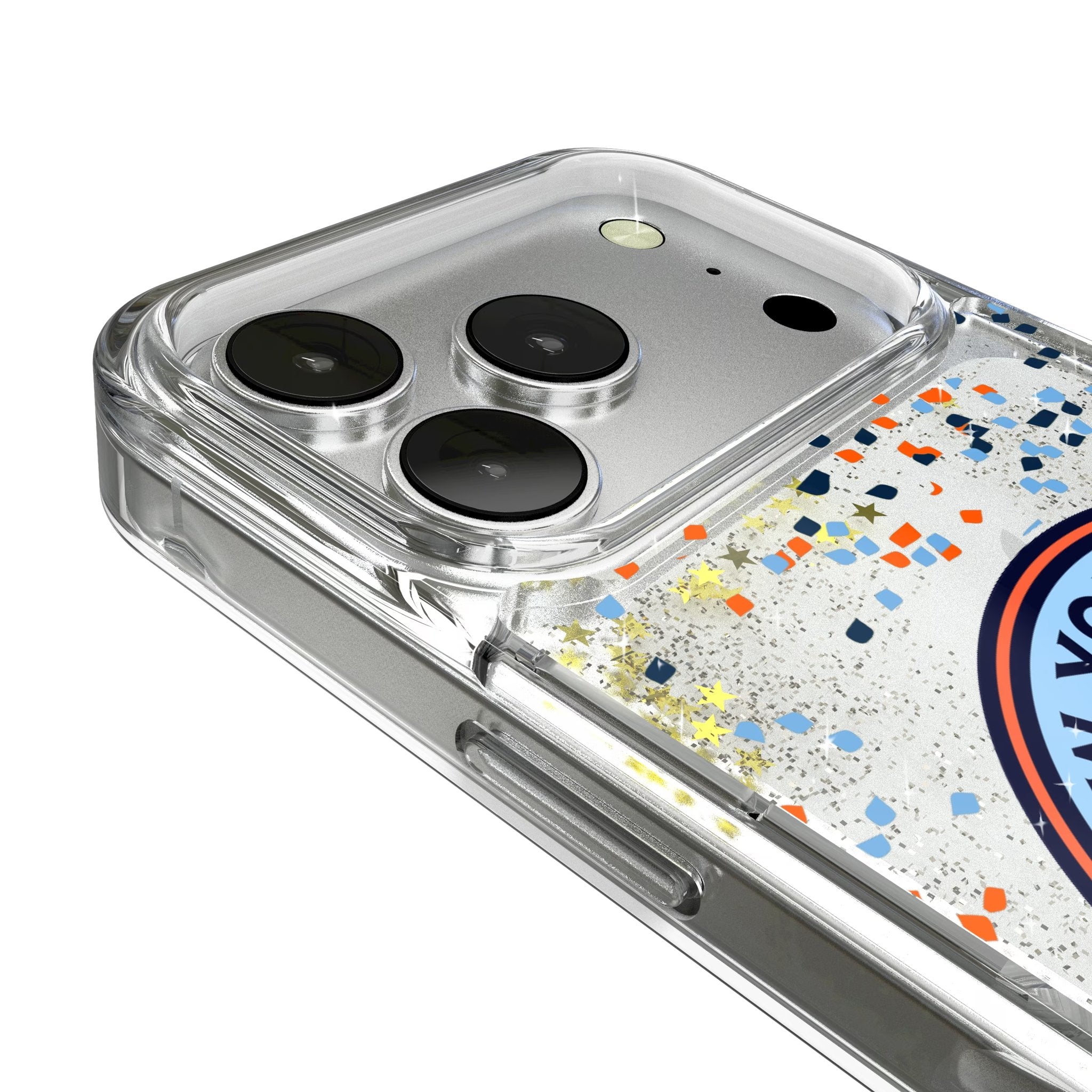 New York City FC Confetti Glitter Phone Case for Apple iPhone 17 Series 3
