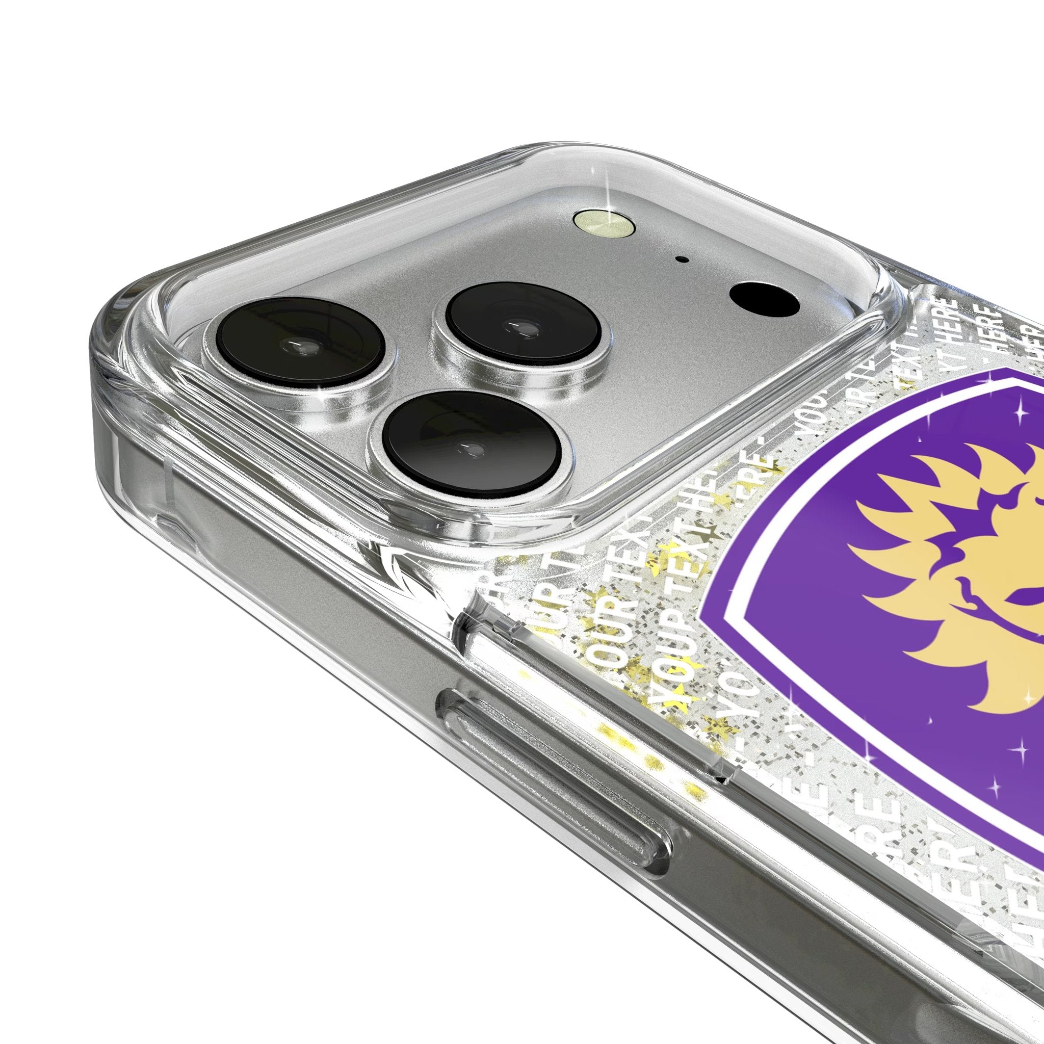 Orlando City Soccer Club Personalized EndZone Plus Glitter Phone Case for Apple iPhone 17 Series 3