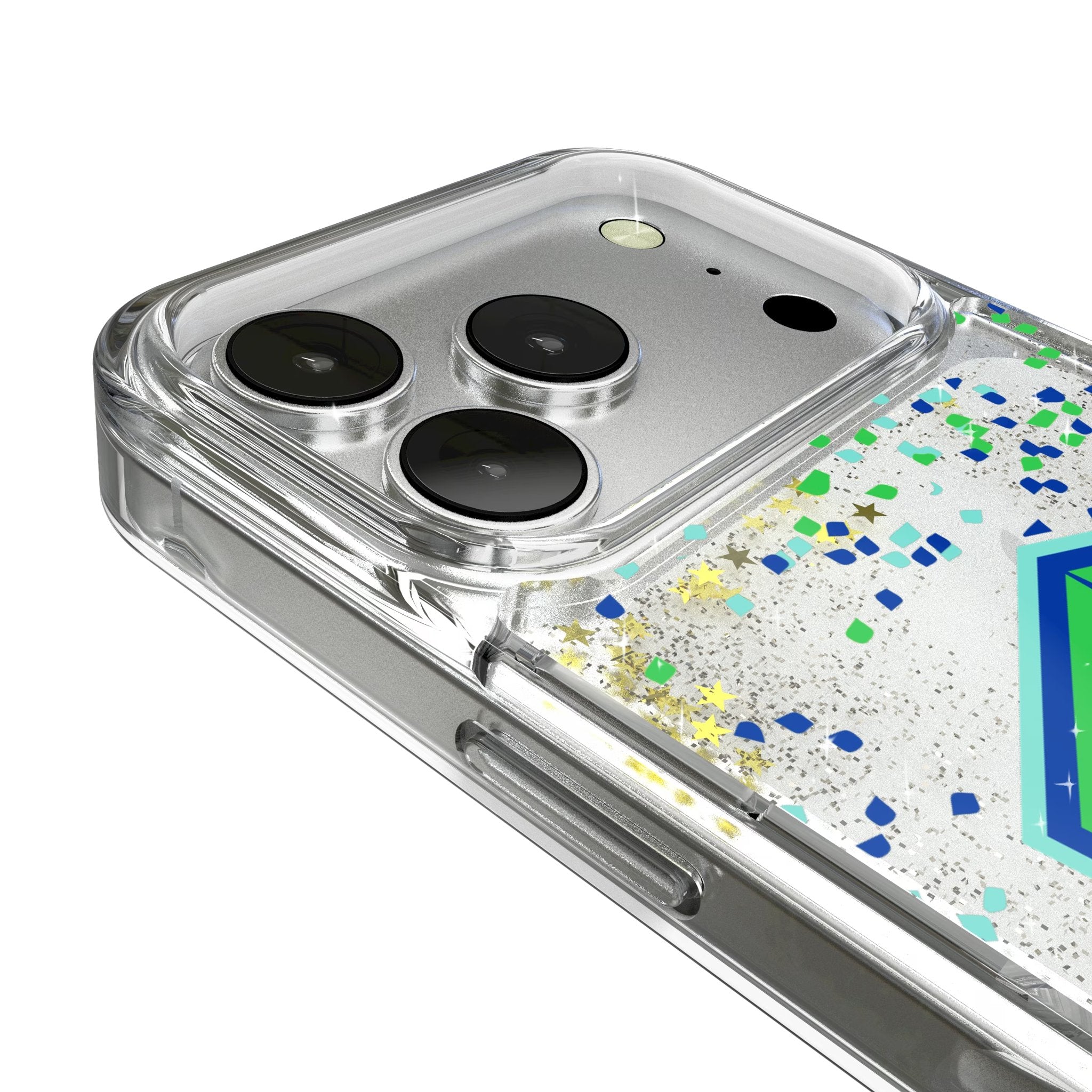 Seattle Sounders FC Confetti Glitter Phone Case for Apple iPhone 17 Series 3