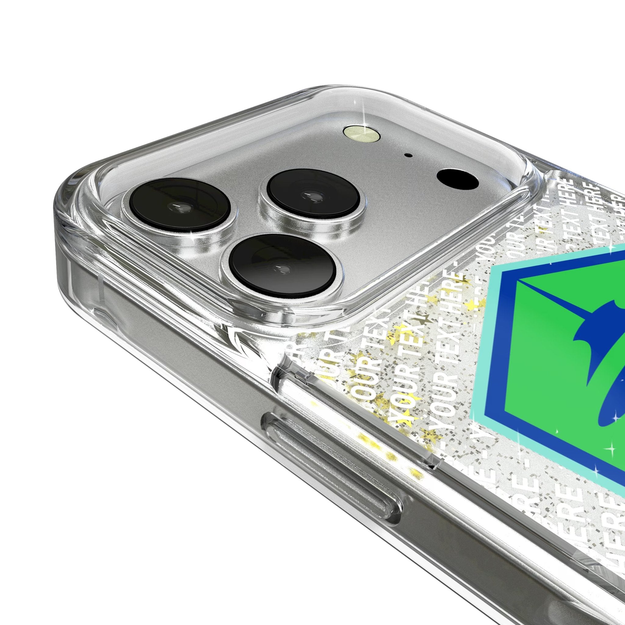 Seattle Sounders FC Personalized EndZone Plus Glitter Phone Case for Apple iPhone 17 Series 3