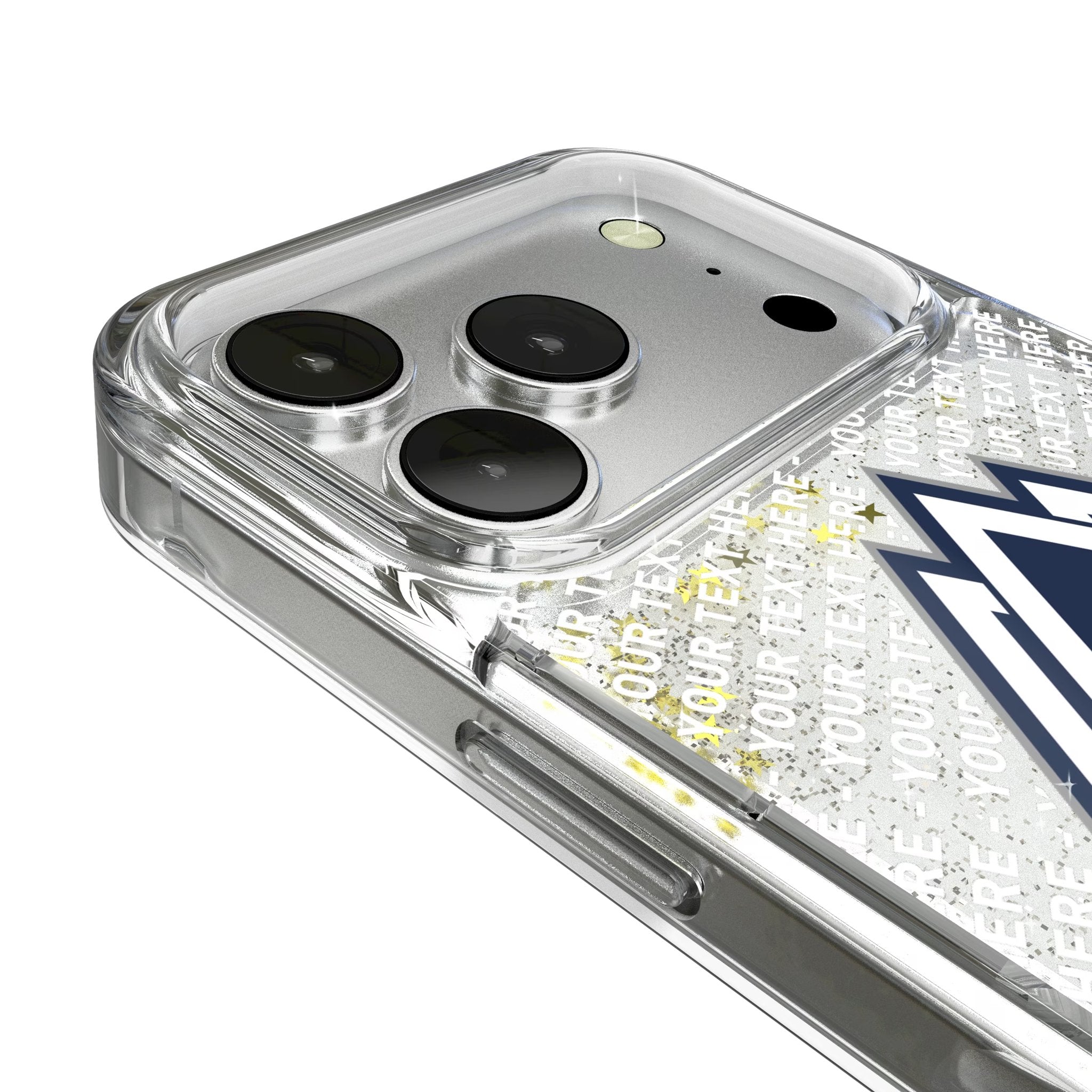 Vancouver Whitecaps Personalized EndZone Plus Glitter Phone Case for Apple iPhone 17 Series 3