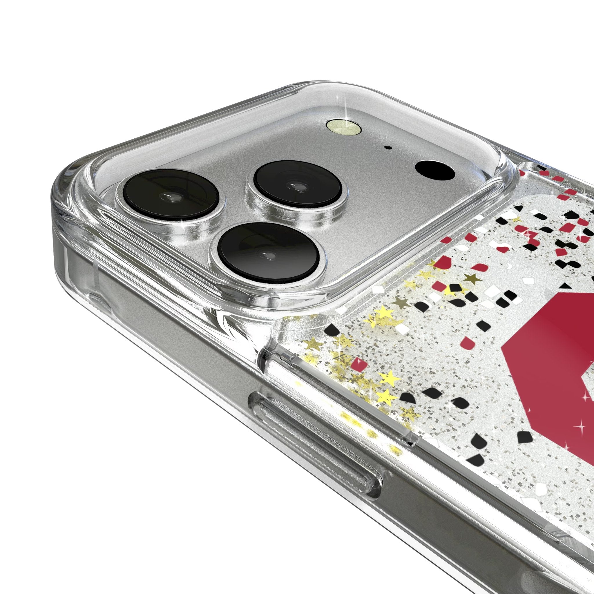 University of Oklahoma Sooners Confetti Glitter Phone Case for Apple iPhone 17 Series 3