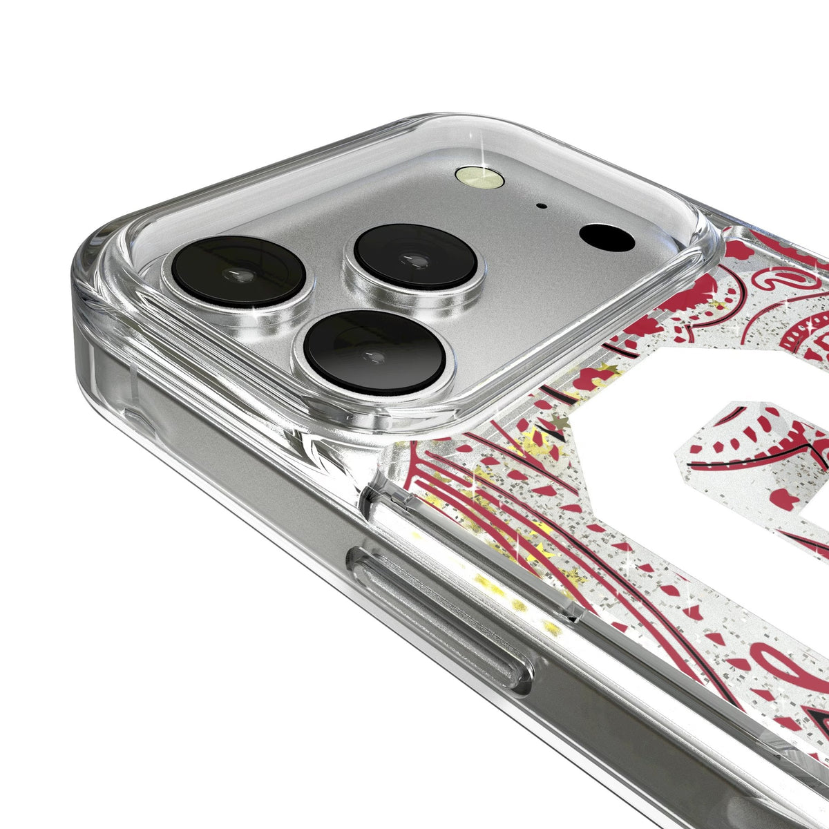 University of Oklahoma Sooners Paisley Glitter Phone Case for Apple iPhone 17 Series 3