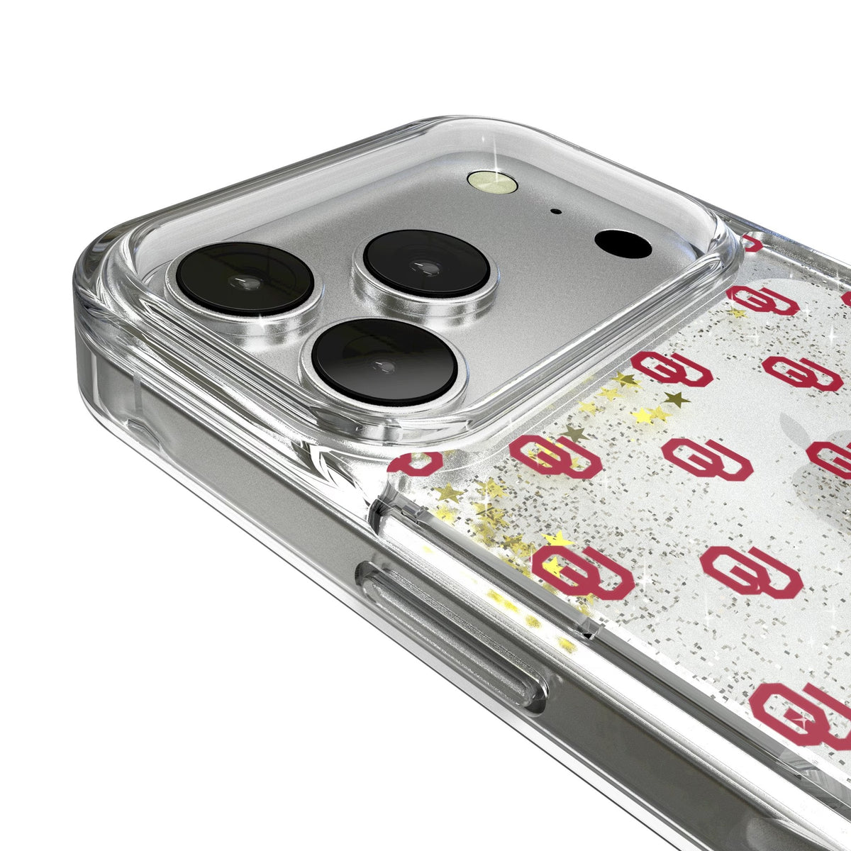 University of Oklahoma Sooners Fashion Pattern Glitter Phone Case for Apple iPhone 17 Series 3