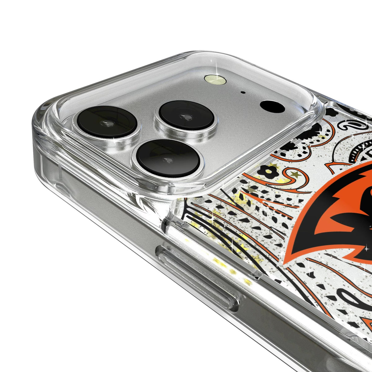 Oregon State University Beavers Paisley Glitter Phone Case for Apple iPhone 17 Series 3