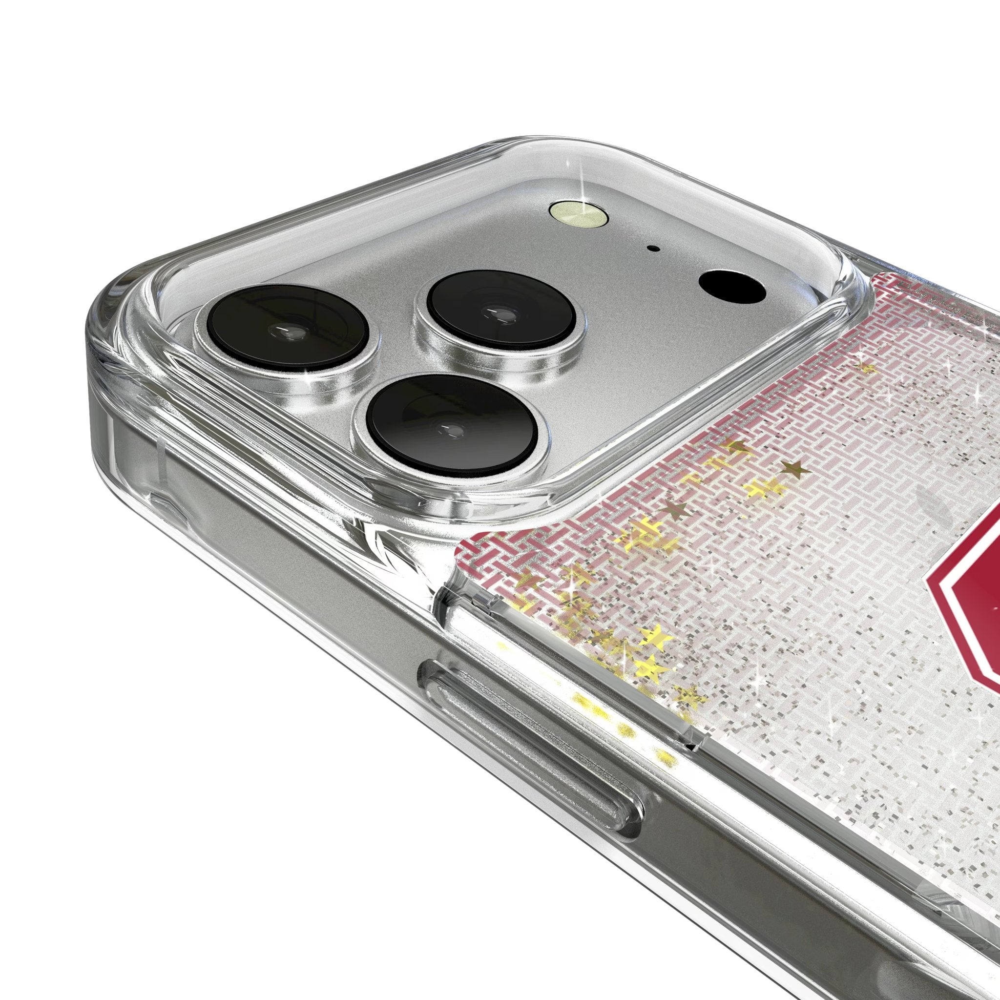 Stanford University Cardinal Linen Glitter Phone Case for Apple iPhone 17 Series 3