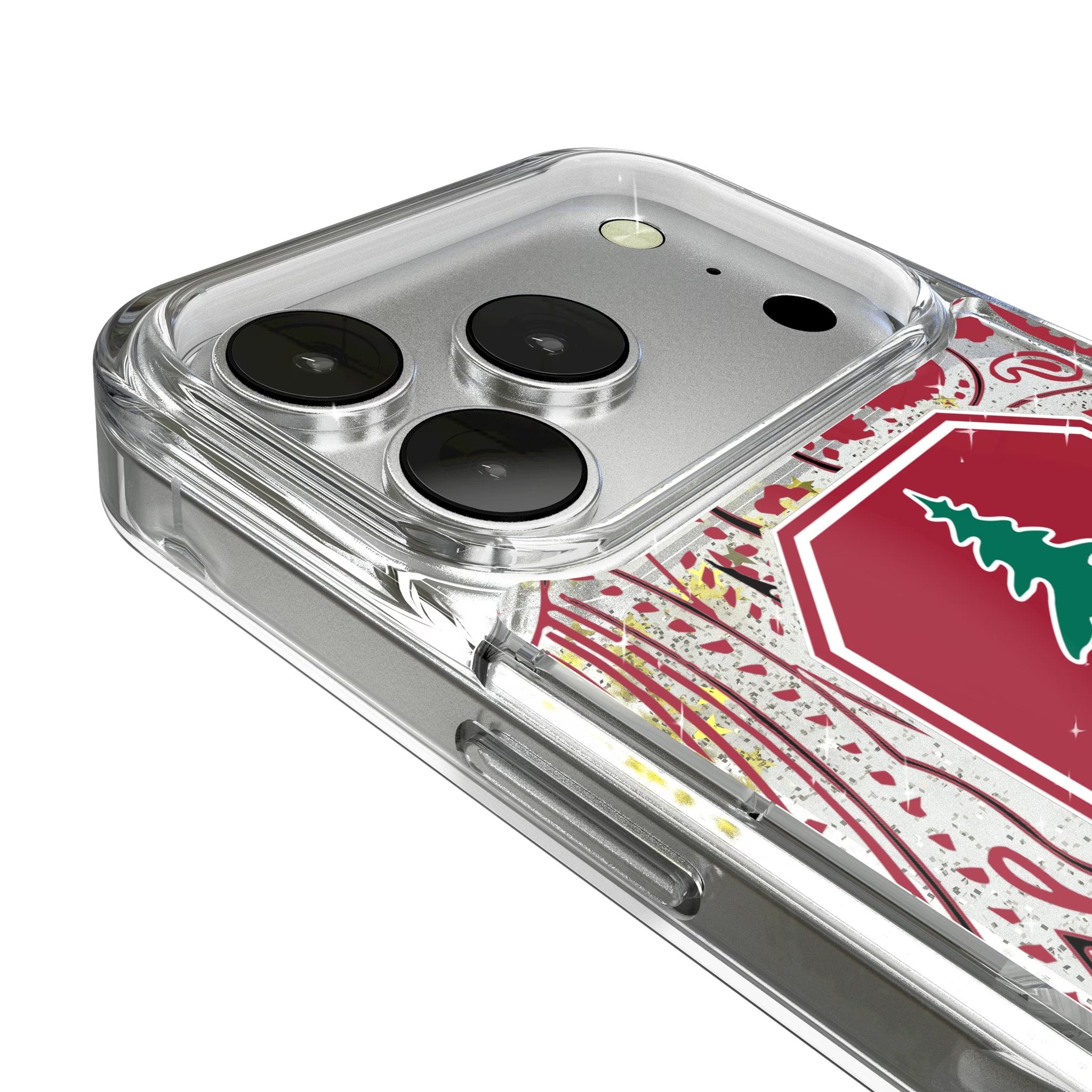 Stanford University Cardinal Paisley Glitter Phone Case for Apple iPhone 17 Series 3