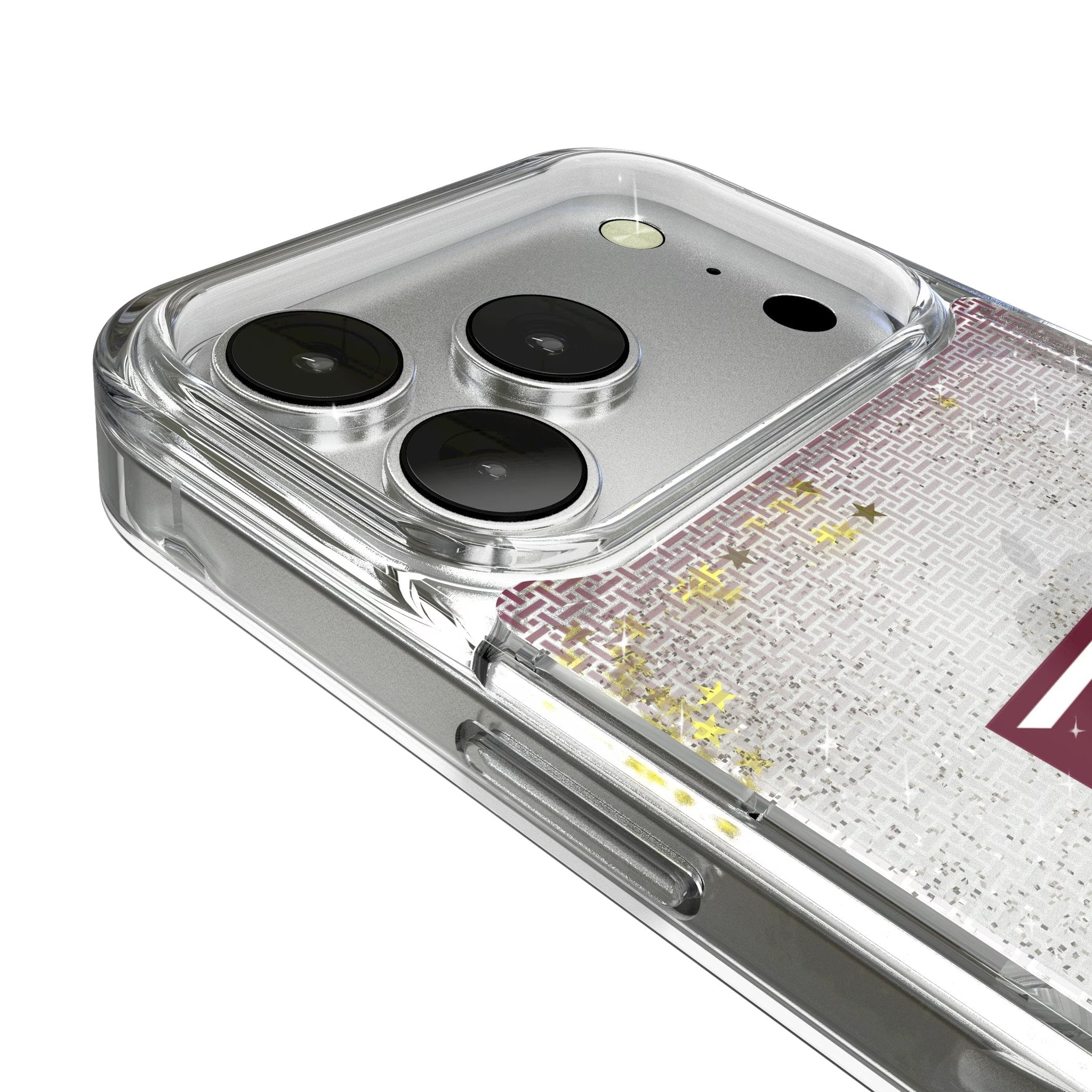 Texas A&M University Aggies Linen Glitter Phone Case for Apple iPhone 17 Series 3