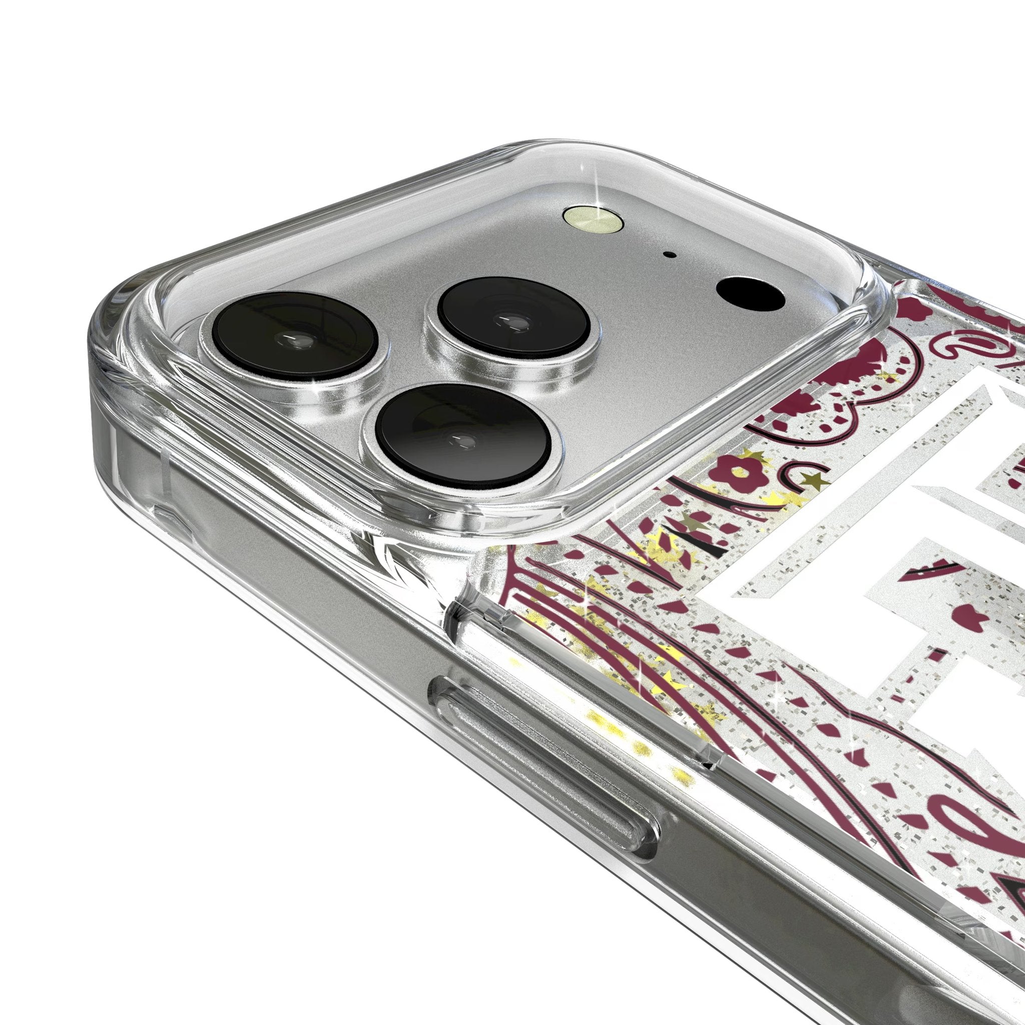 Texas A&M University Aggies Paisley Glitter Phone Case for Apple iPhone 17 Series 3