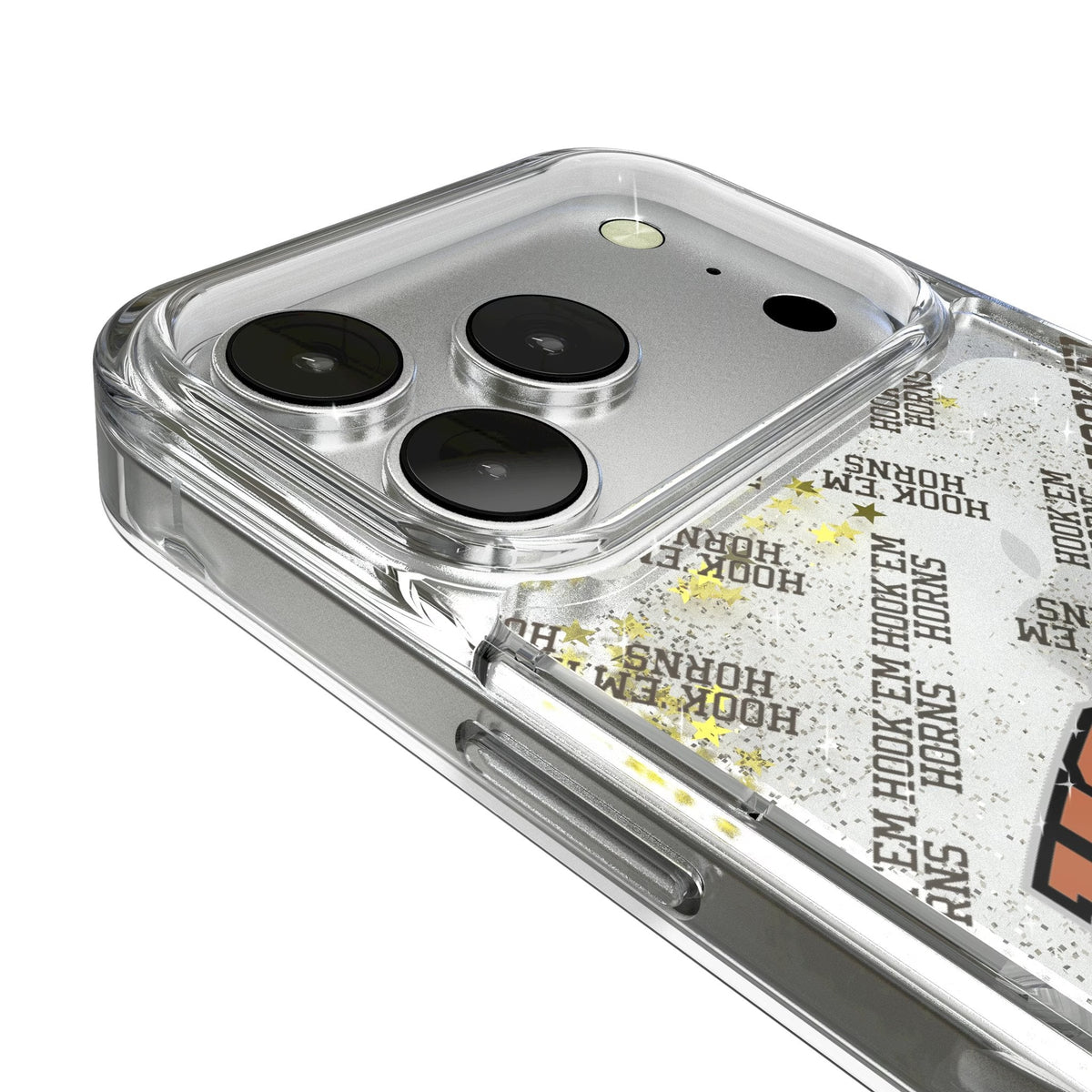 University of Texas Longhorns Quadtile Glitter Phone Case for Apple iPhone 17 Series 3