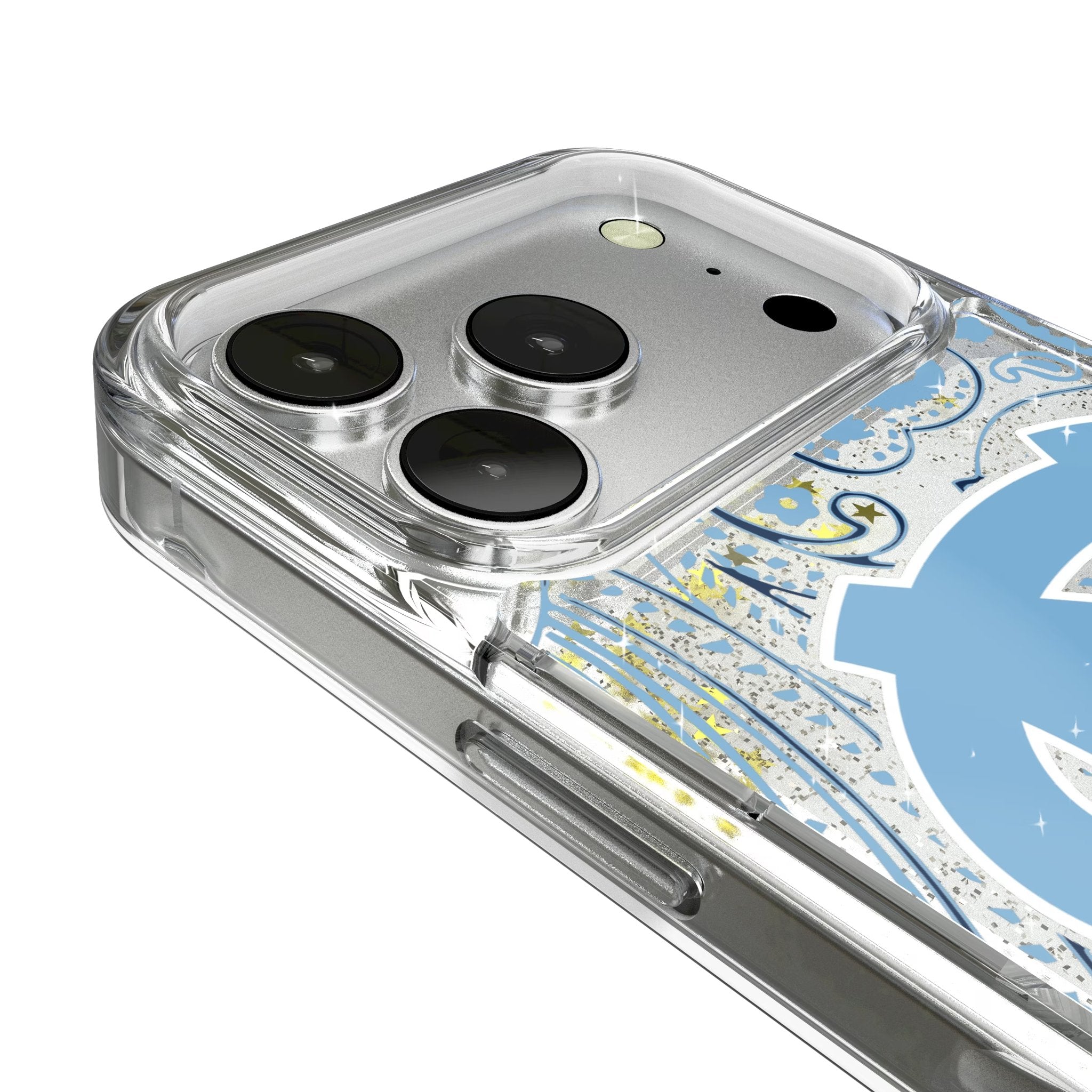 University of North Carolina Tar Heels Paisley Glitter Phone Case for Apple iPhone 17 Series 3
