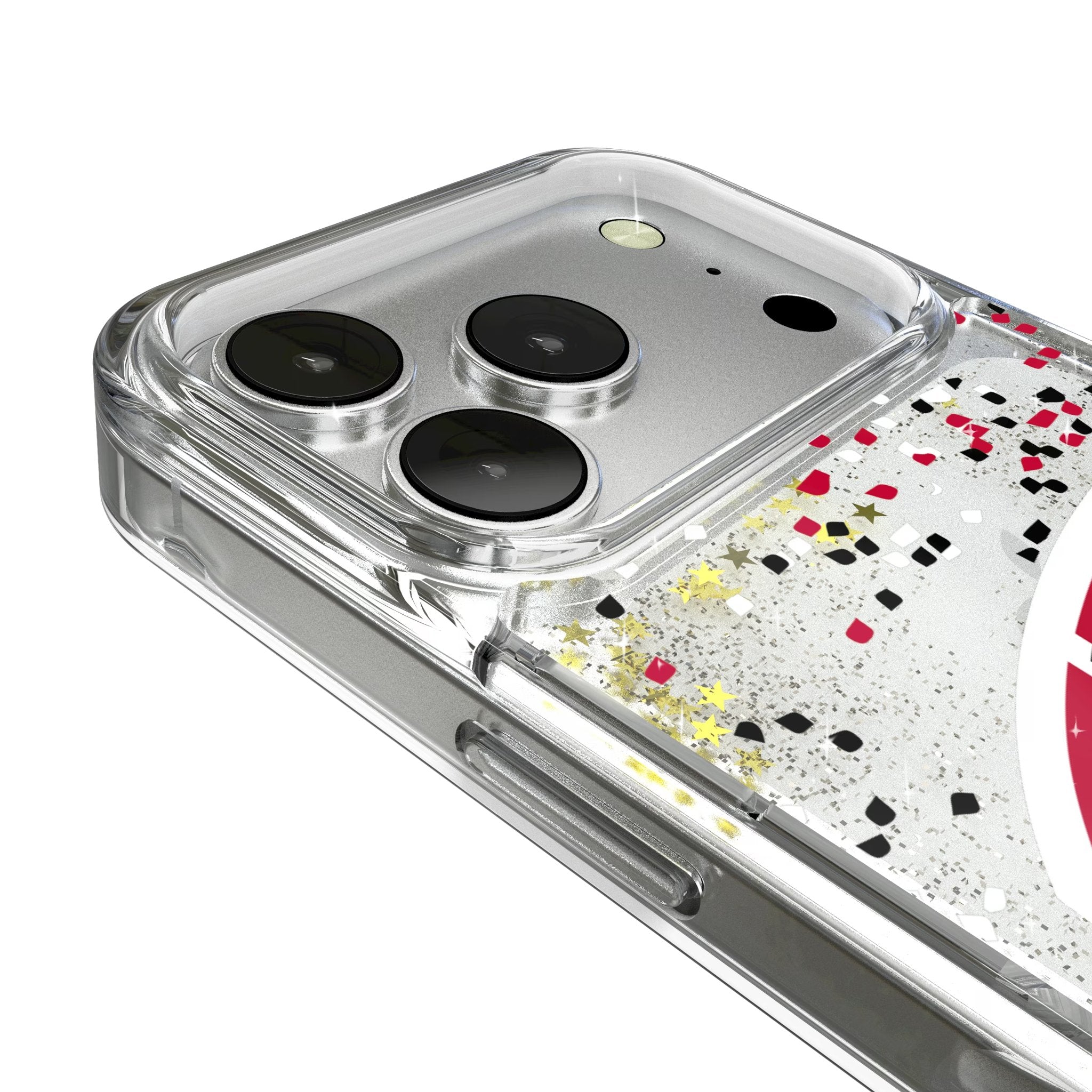 University of Wisconsin Badgers Confetti Glitter Phone Case for Apple iPhone 17 Series 3