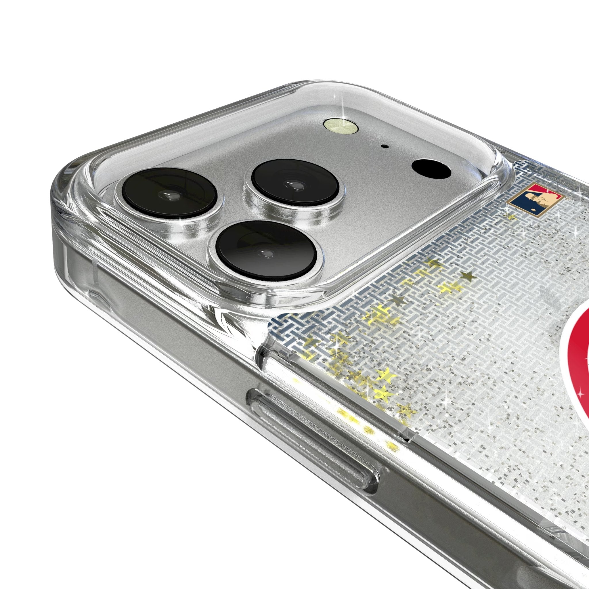 Boston Red Sox 1976-2008 - Cooperstown Collection Linen Glitter Phone Case for Apple iPhone 17 Series 3