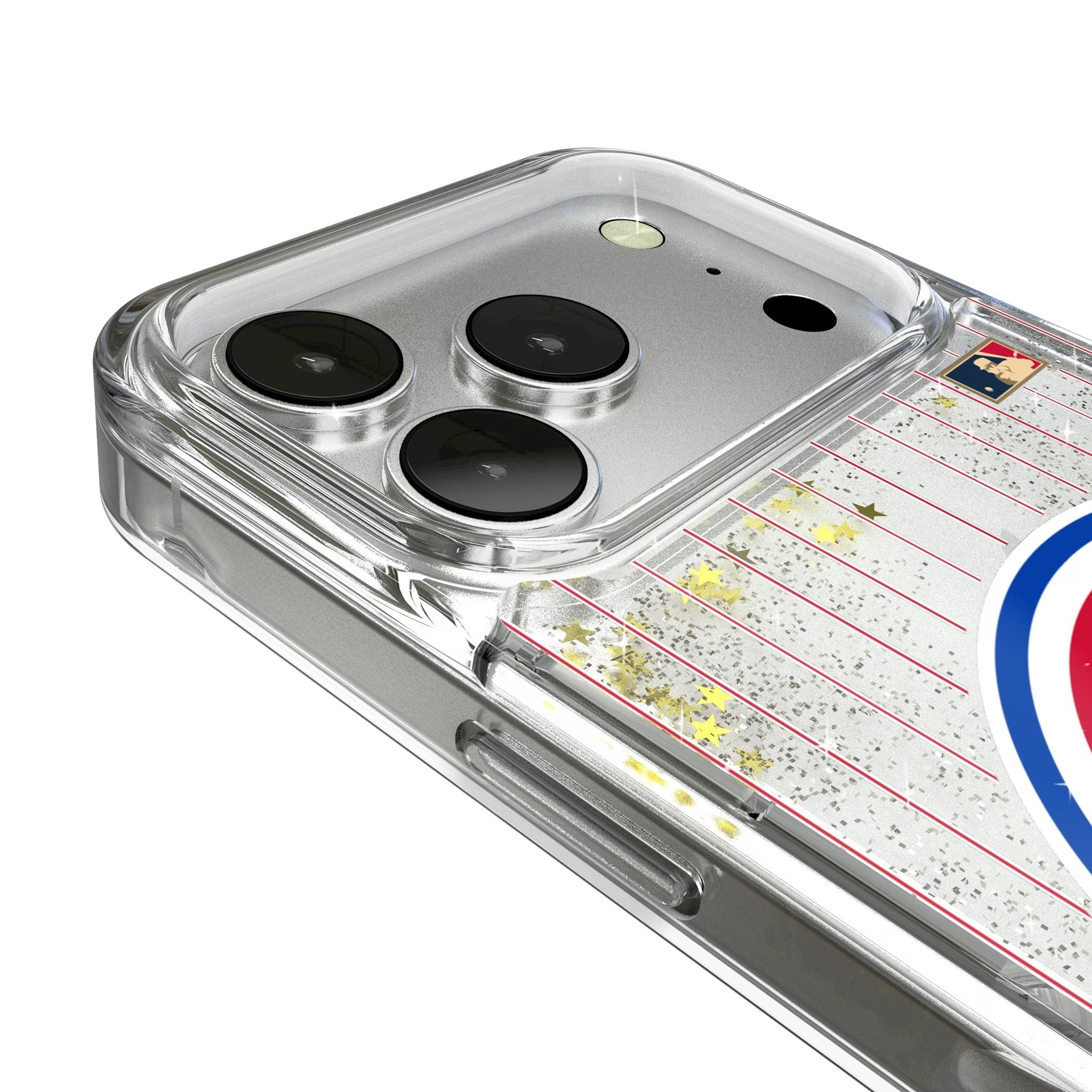 Chicago Cubs 1948-1956 - Cooperstown Collection Pinstripe Glitter Phone Case for Apple iPhone 17 Series 3