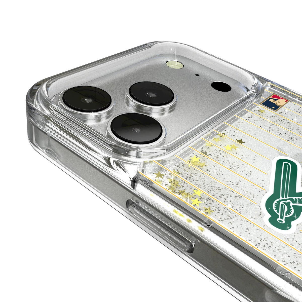 Oakland As Home 1988 - Cooperstown Collection Pinstripe Glitter Phone Case for Apple iPhone 17 Series 3