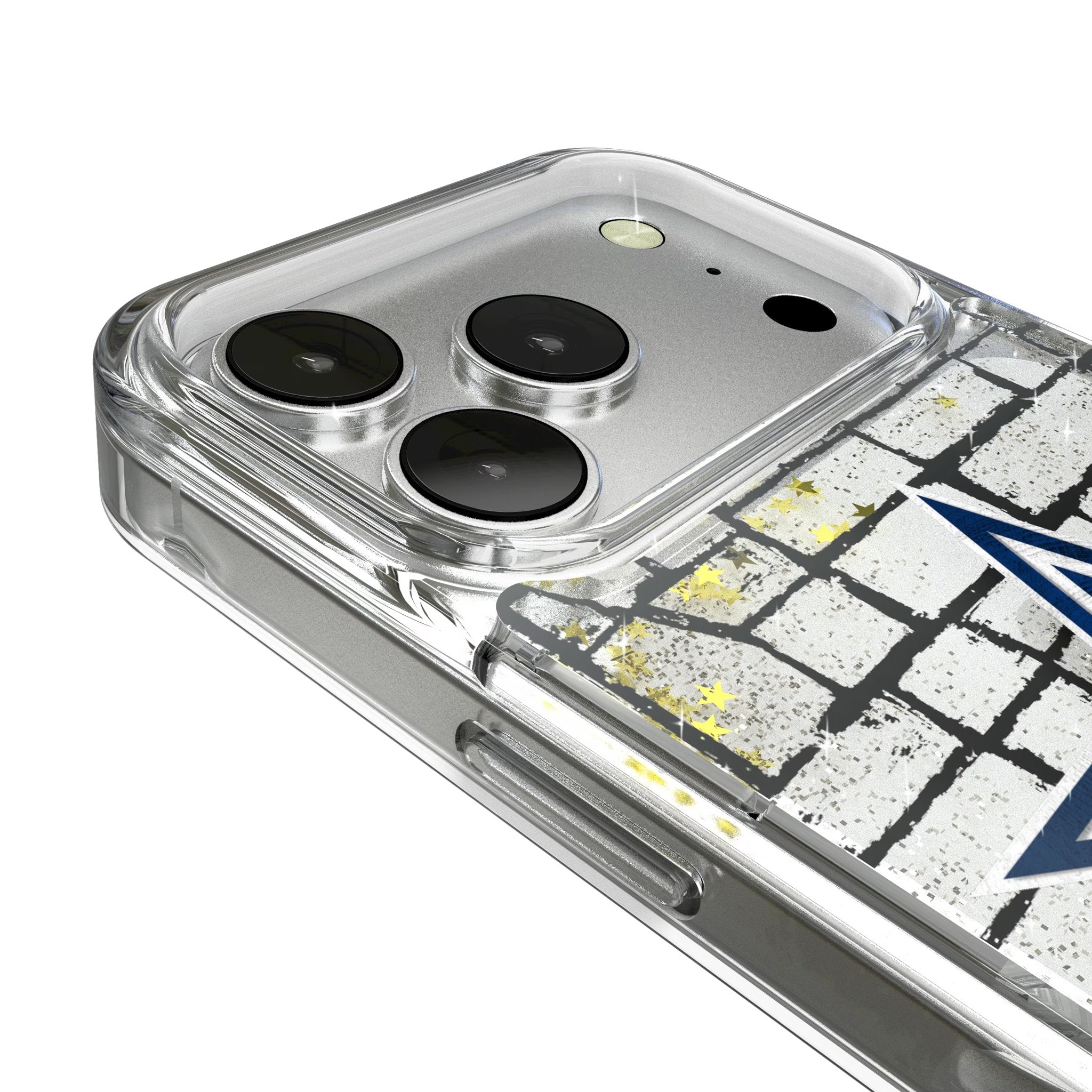 Dallas Cowboys Brick Wall Glitter Phone Case for Apple iPhone 17 Series 3