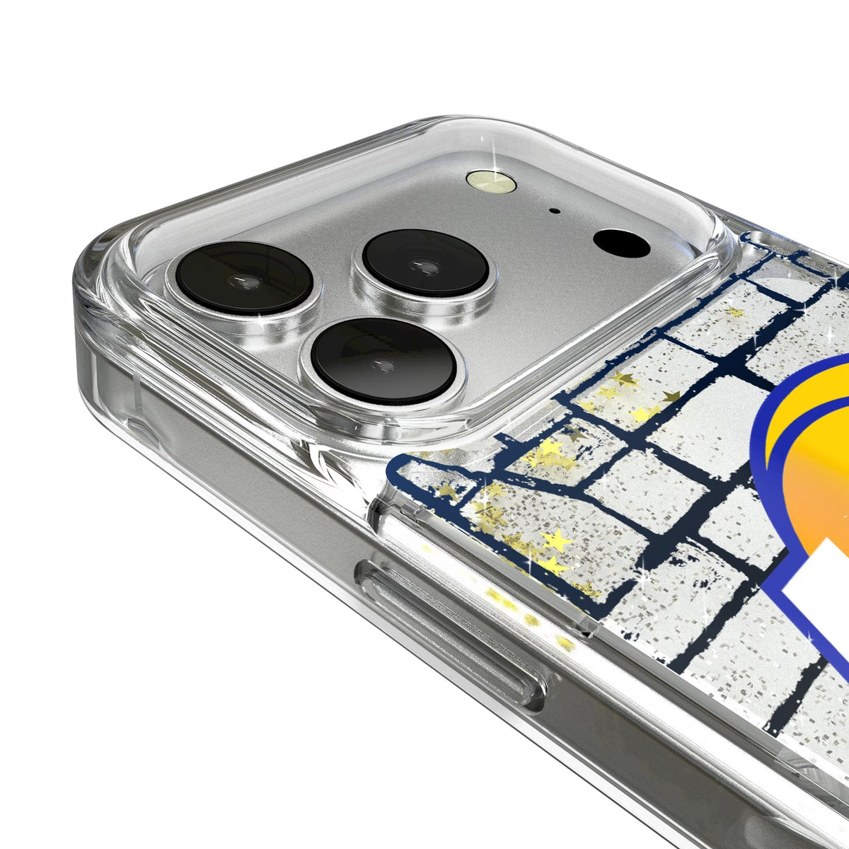 Los Angeles Rams Brick Wall Glitter Phone Case for Apple iPhone 17 Series 3