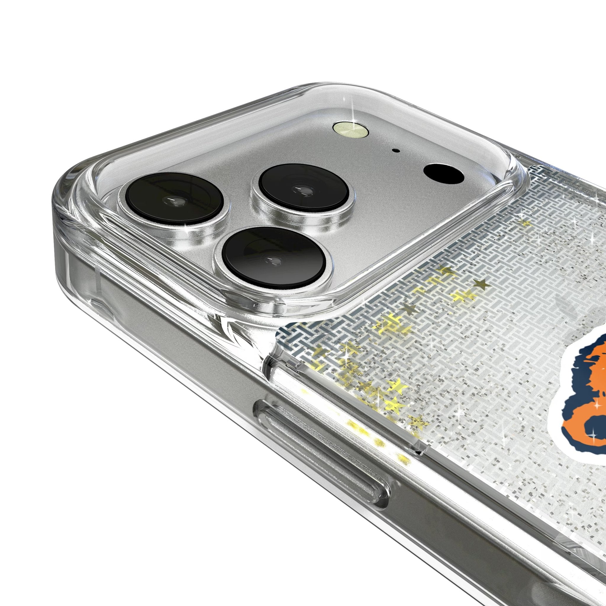 Chicago Bears 1946 Historic Collection Linen Glitter Phone Case for Apple iPhone 17 Series 3