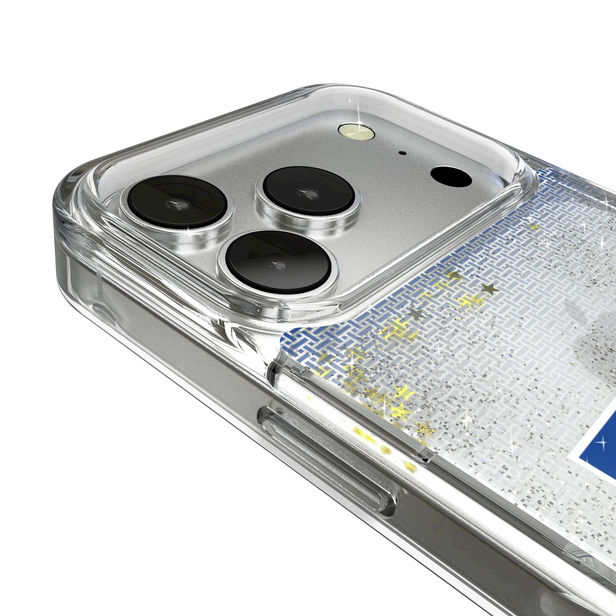 Seattle Seahawks Historic Collection Linen Glitter Phone Case for Apple iPhone 17 Series 3