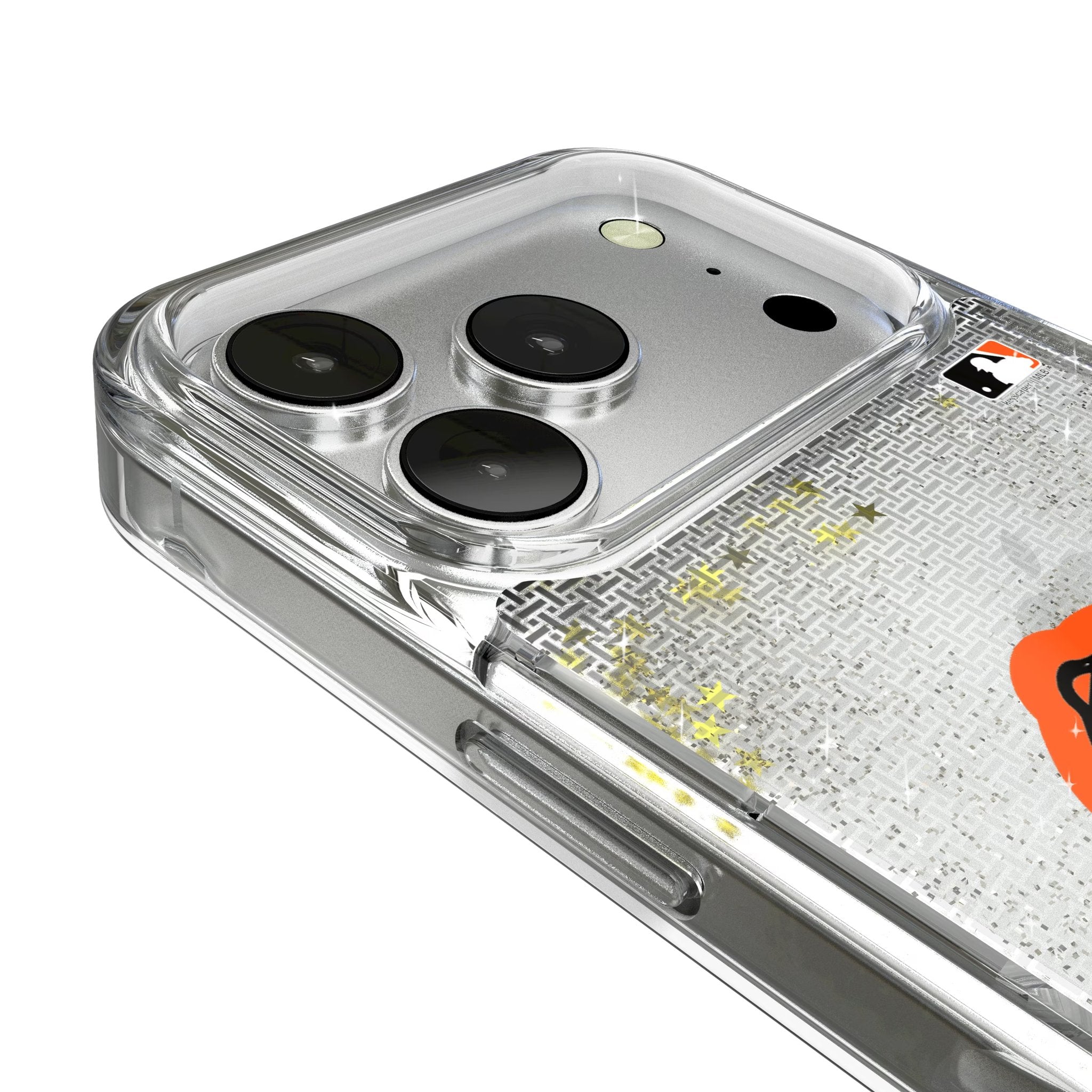 Baltimore Orioles Linen Glitter Phone Case for Apple iPhone 17 Series 3