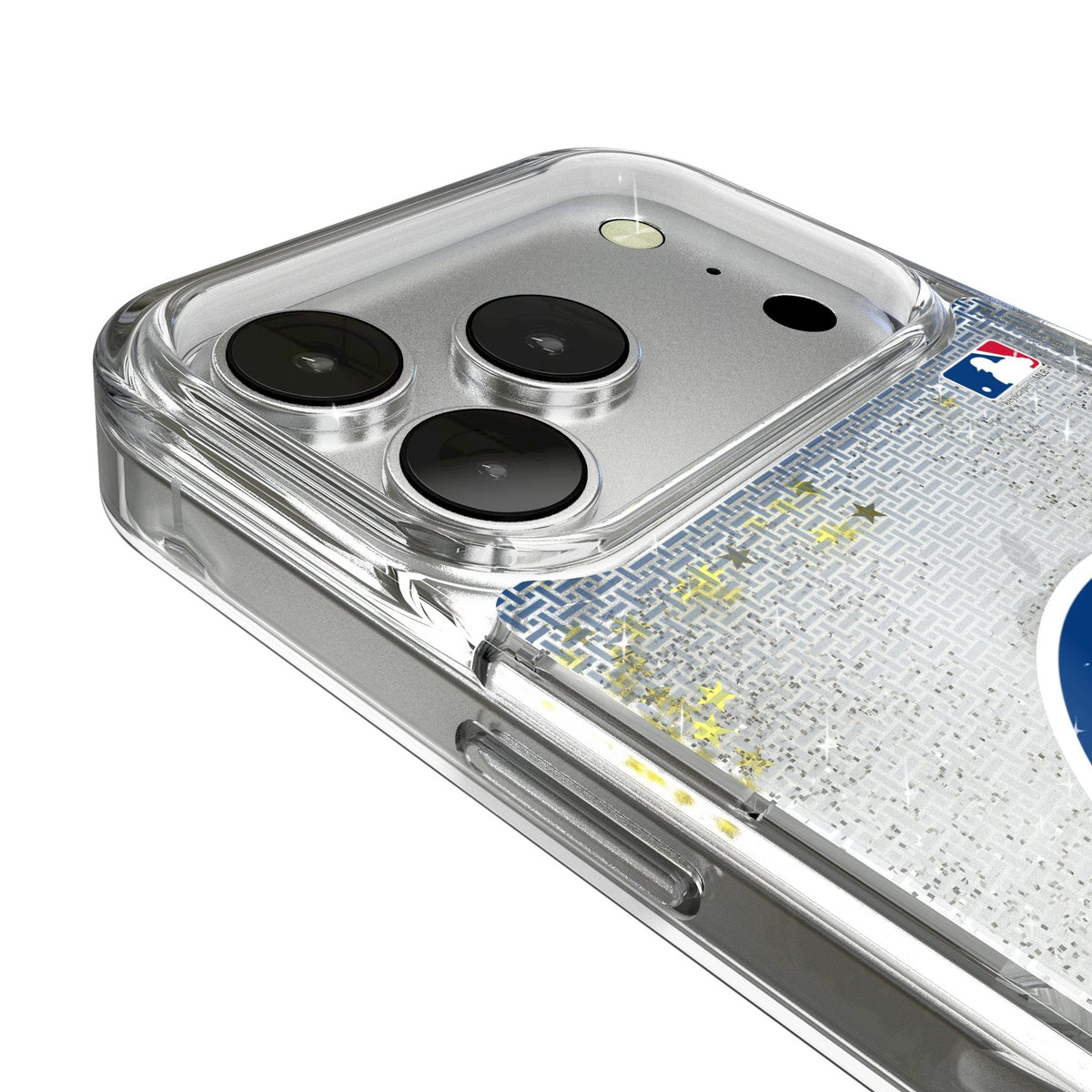 Chicago Cubs Linen Glitter Phone Case for Apple iPhone 17 Series 3