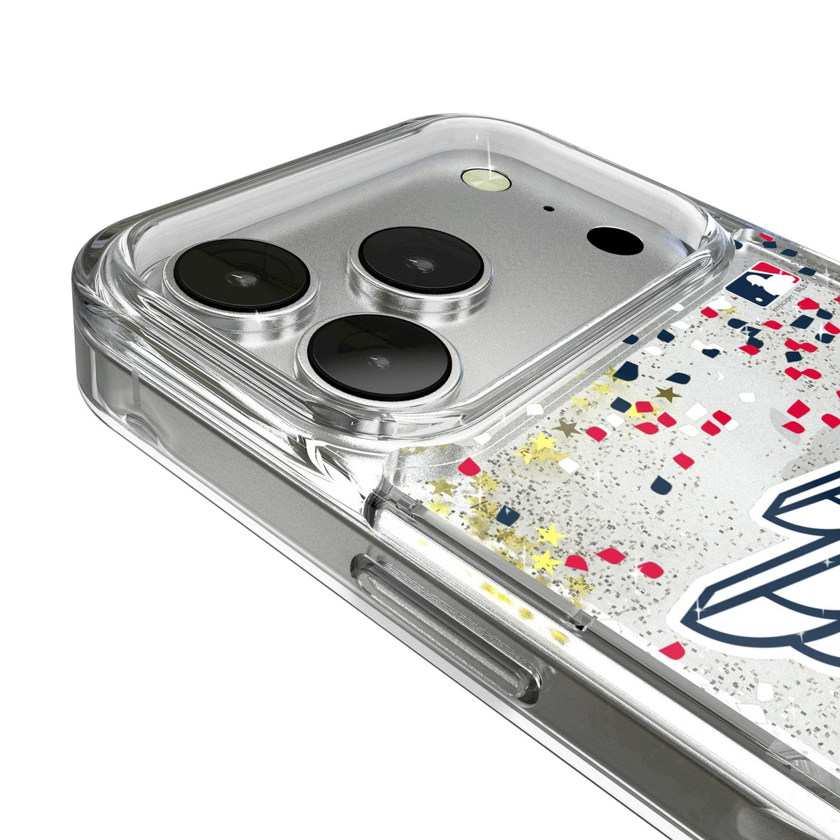 Cleveland Guardians Confetti Glitter Phone Case for Apple iPhone 17 Series 3
