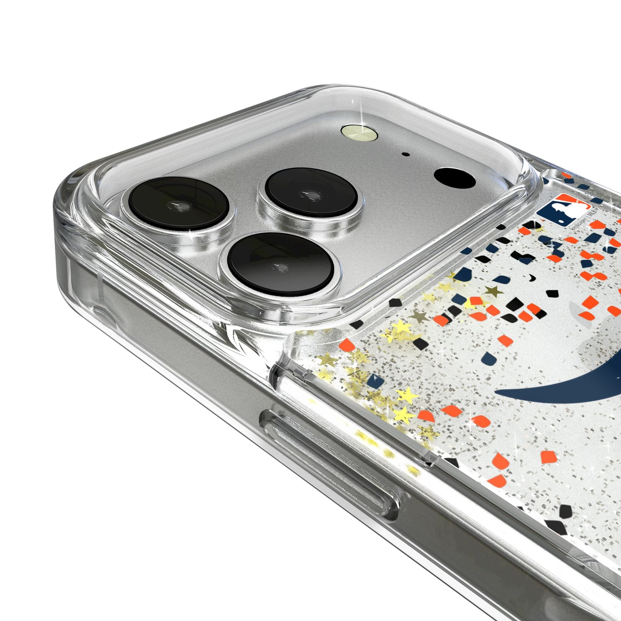 Detroit Tigers Confetti Glitter Phone Case for Apple iPhone 17 Series 3