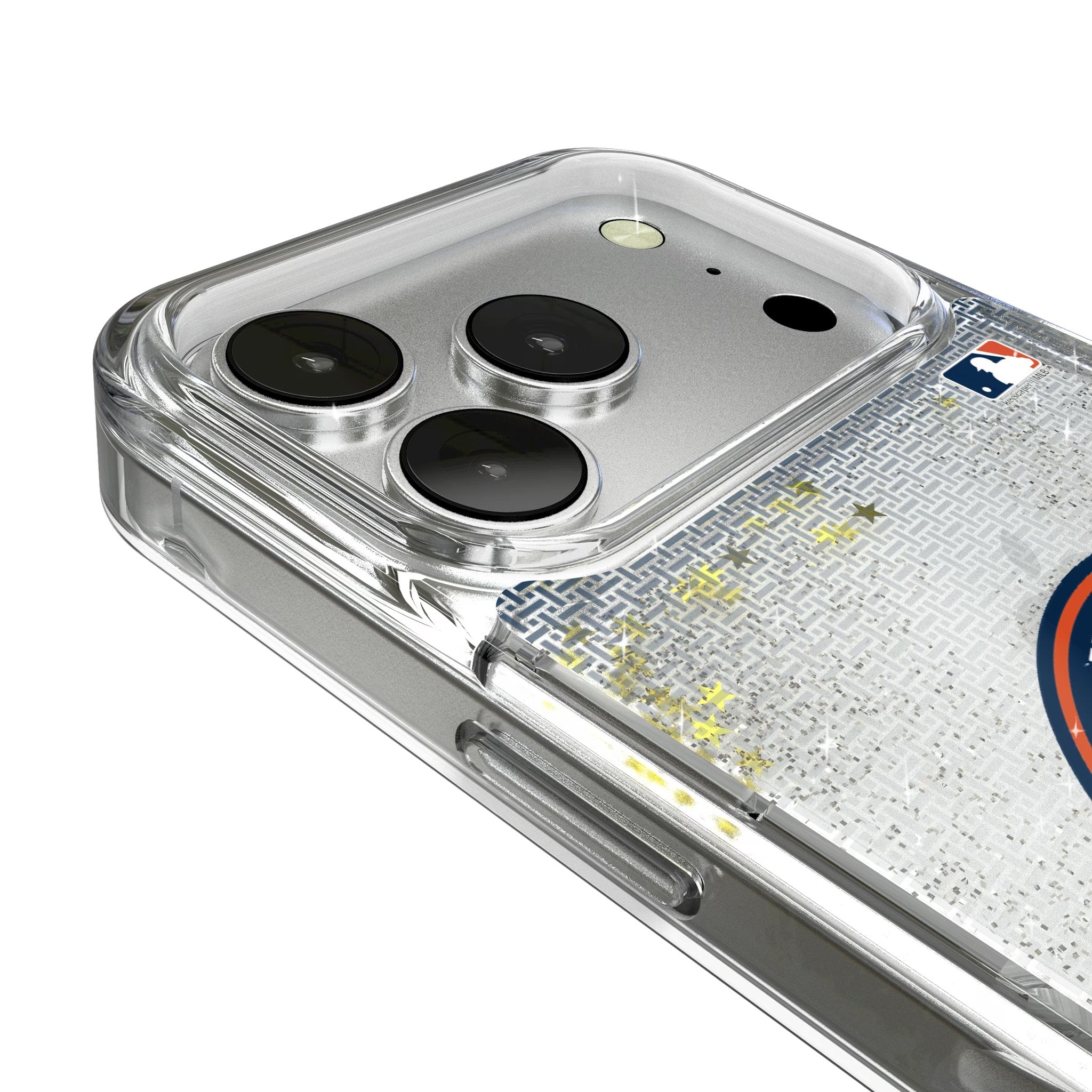 Houston Astros Linen Glitter Phone Case for Apple iPhone 17 Series 3