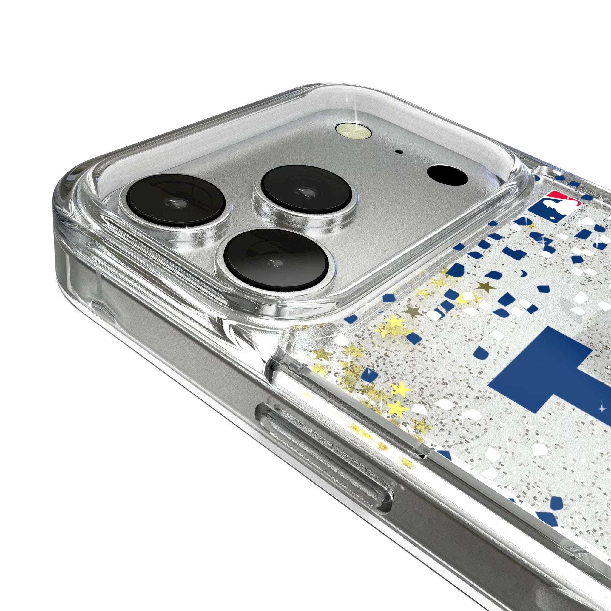 LA Dodgers Confetti Glitter Phone Case for Apple iPhone 17 Series 3