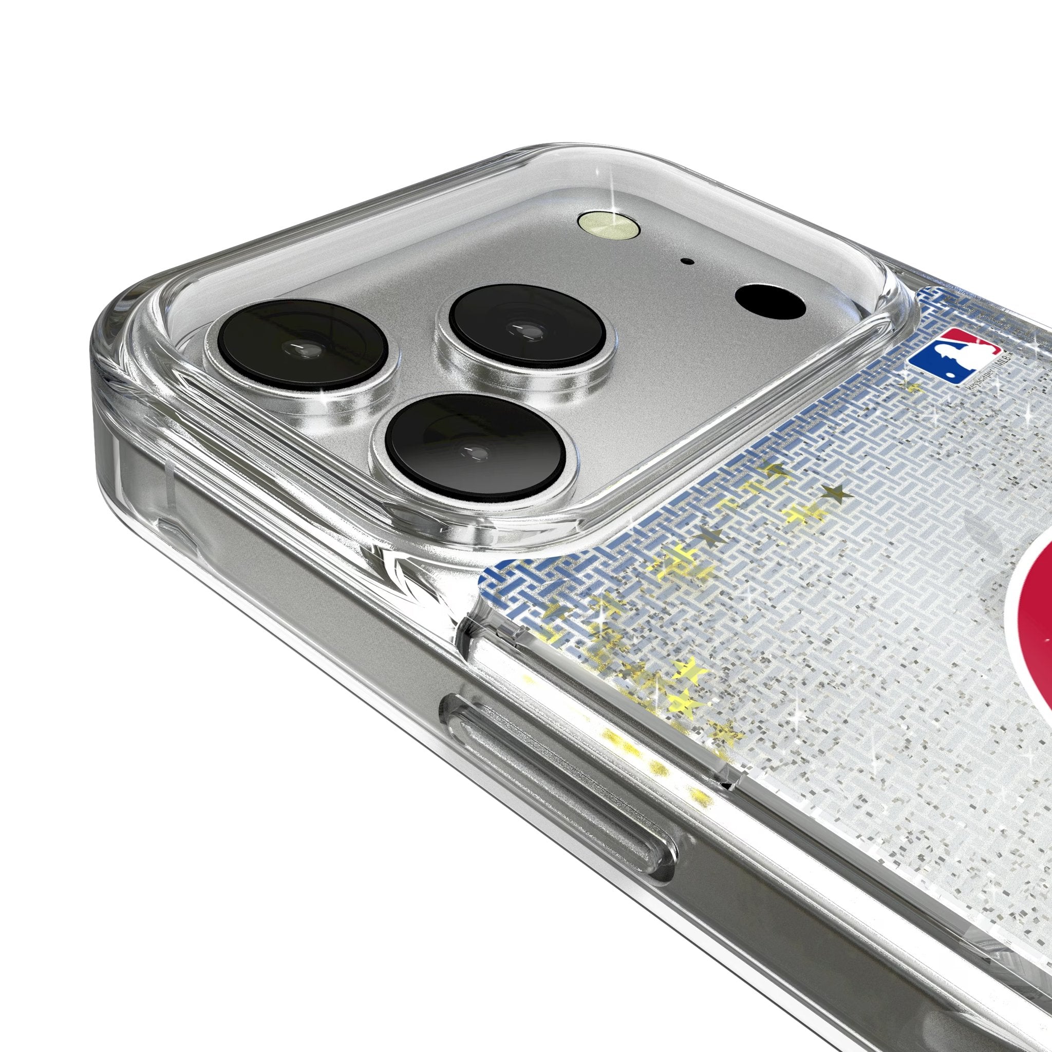 Philadelphia Phillies Linen Glitter Phone Case for Apple iPhone 17 Series 3