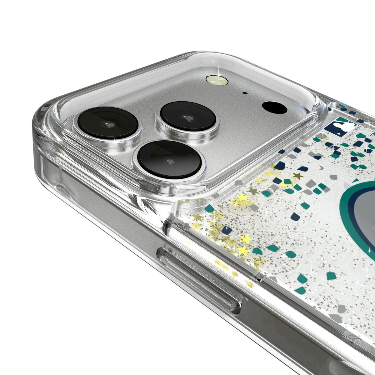 Seattle Mariners Confetti Glitter Phone Case for Apple iPhone 17 Series 3
