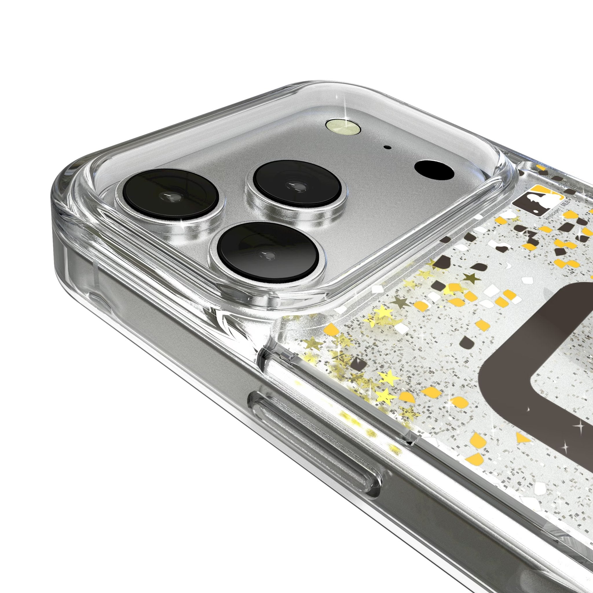 San Diego Padres Confetti Glitter Phone Case for Apple iPhone 17 Series 3
