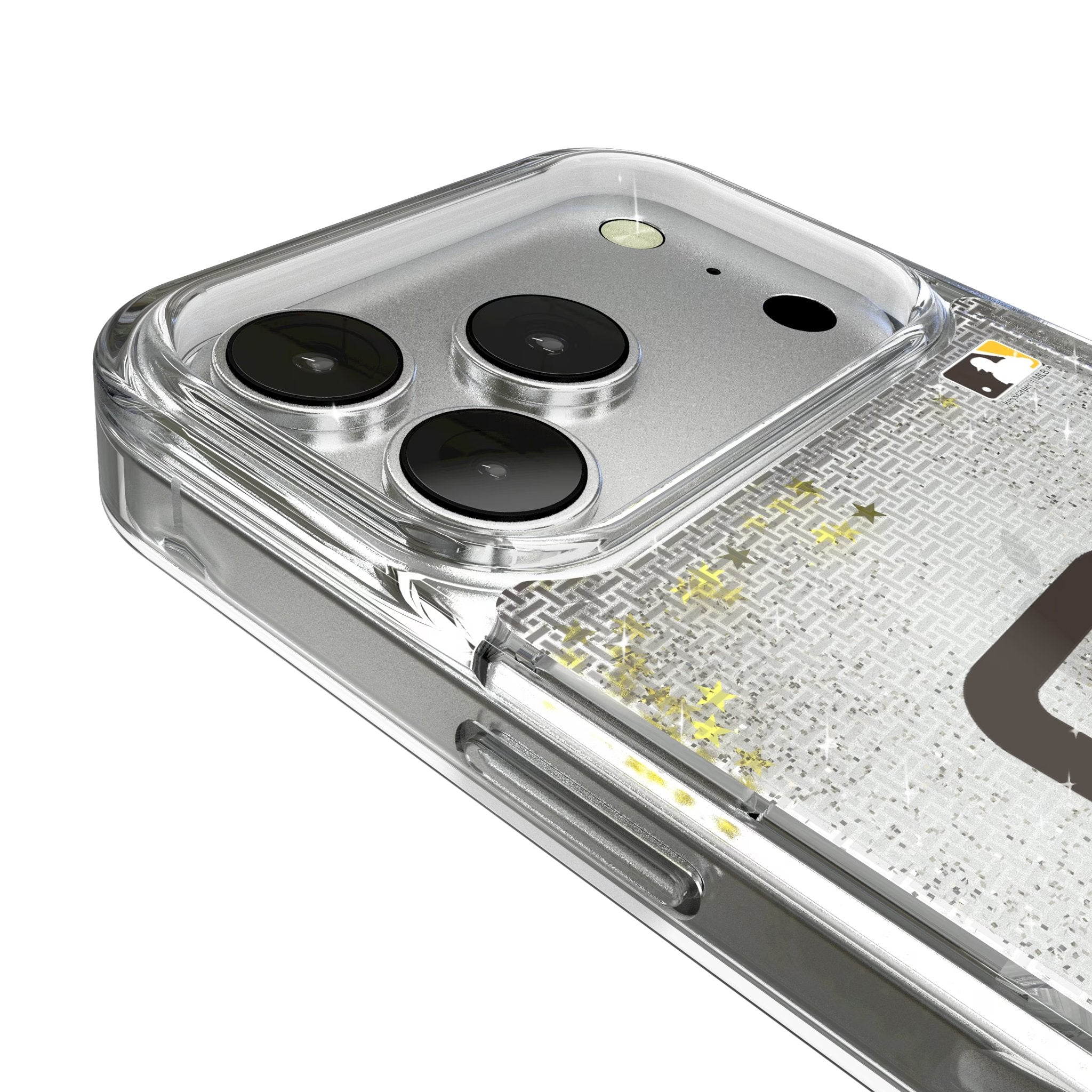 San Diego Padres Linen Glitter Phone Case for Apple iPhone 17 Series 3