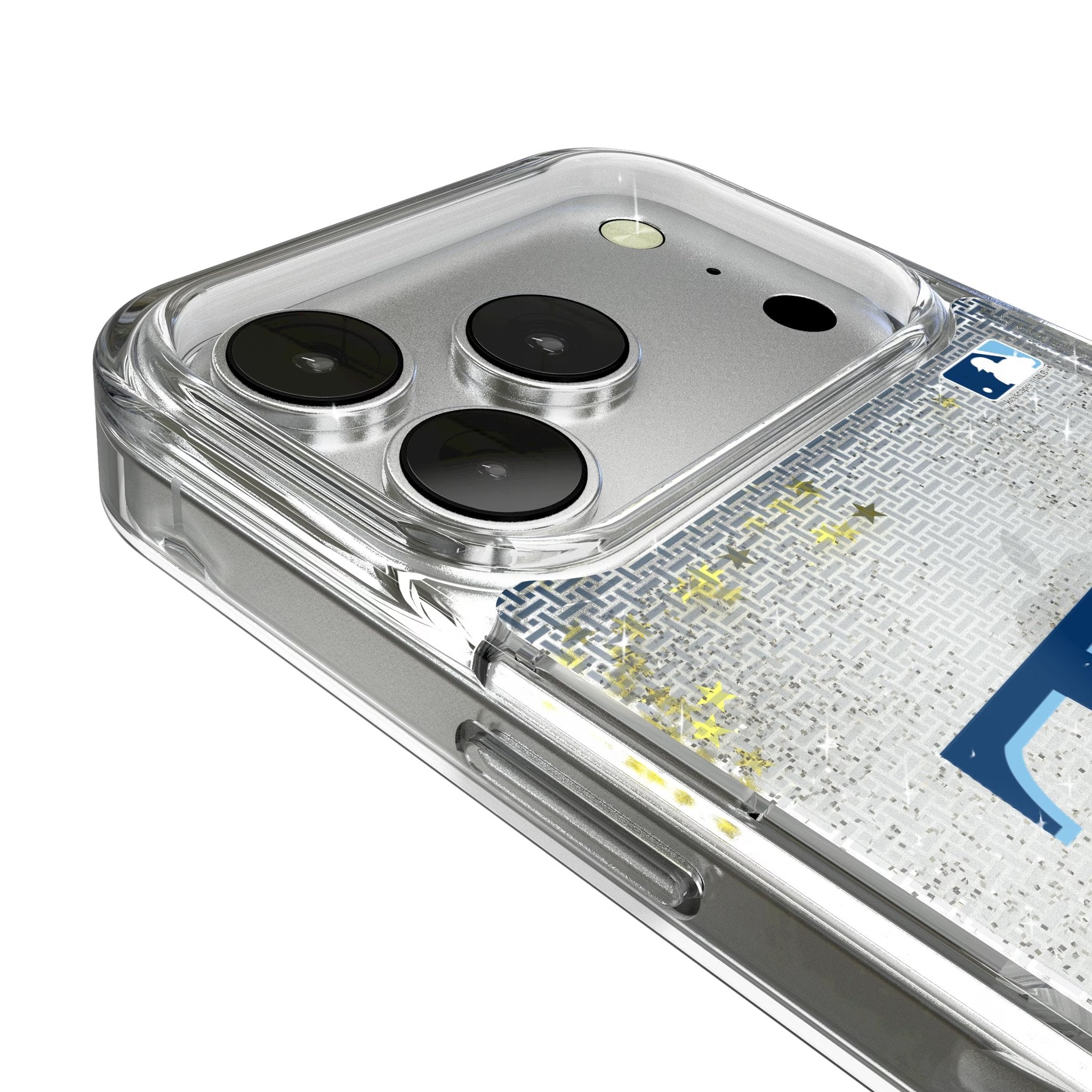 Tampa Bay Rays Linen Glitter Phone Case for Apple iPhone 17 Series 3