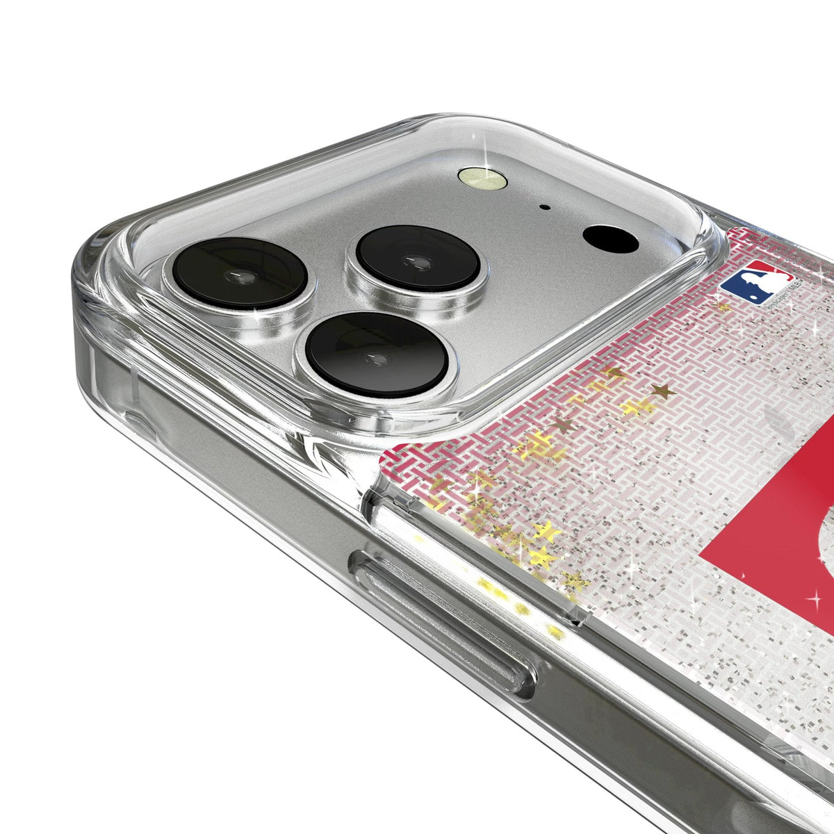 Texas Rangers Linen Glitter Phone Case for Apple iPhone 17 Series 3