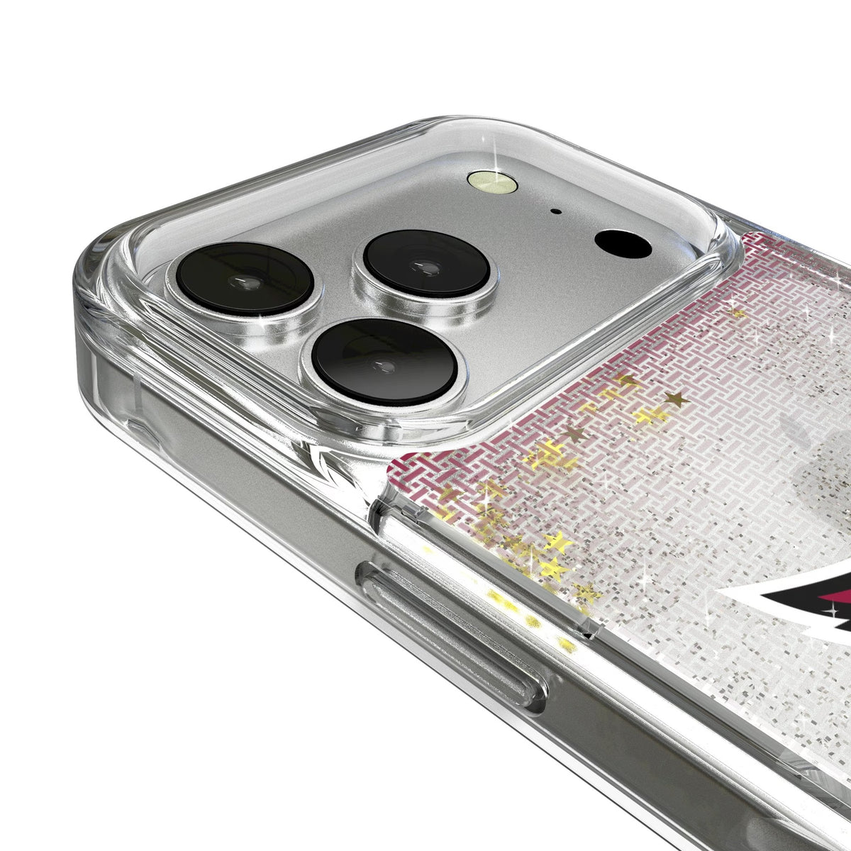 Arizona Cardinals Linen Glitter Phone Case for Apple iPhone 17 Series 3