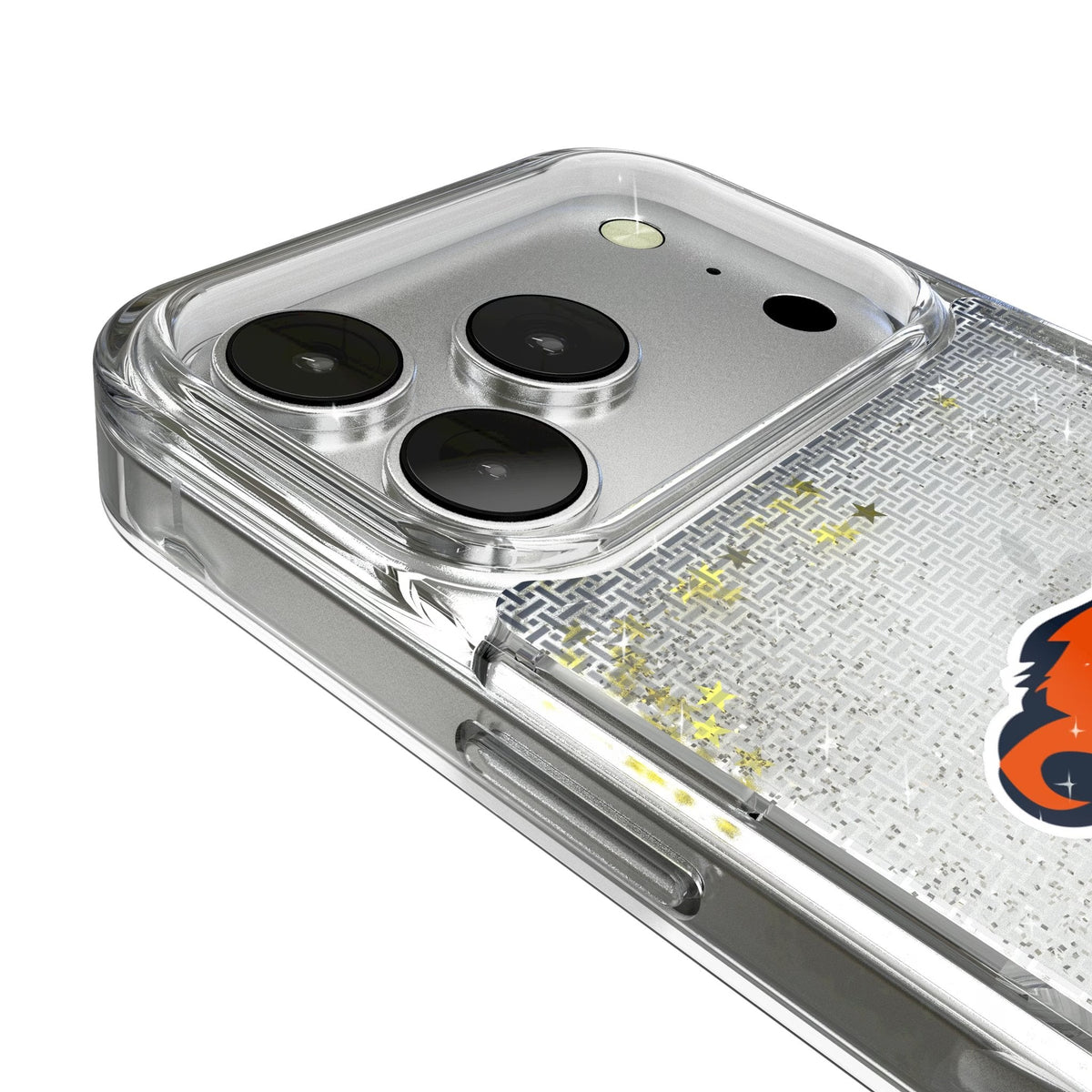 Chicago Bears Linen Glitter Phone Case for Apple iPhone 17 Series 3