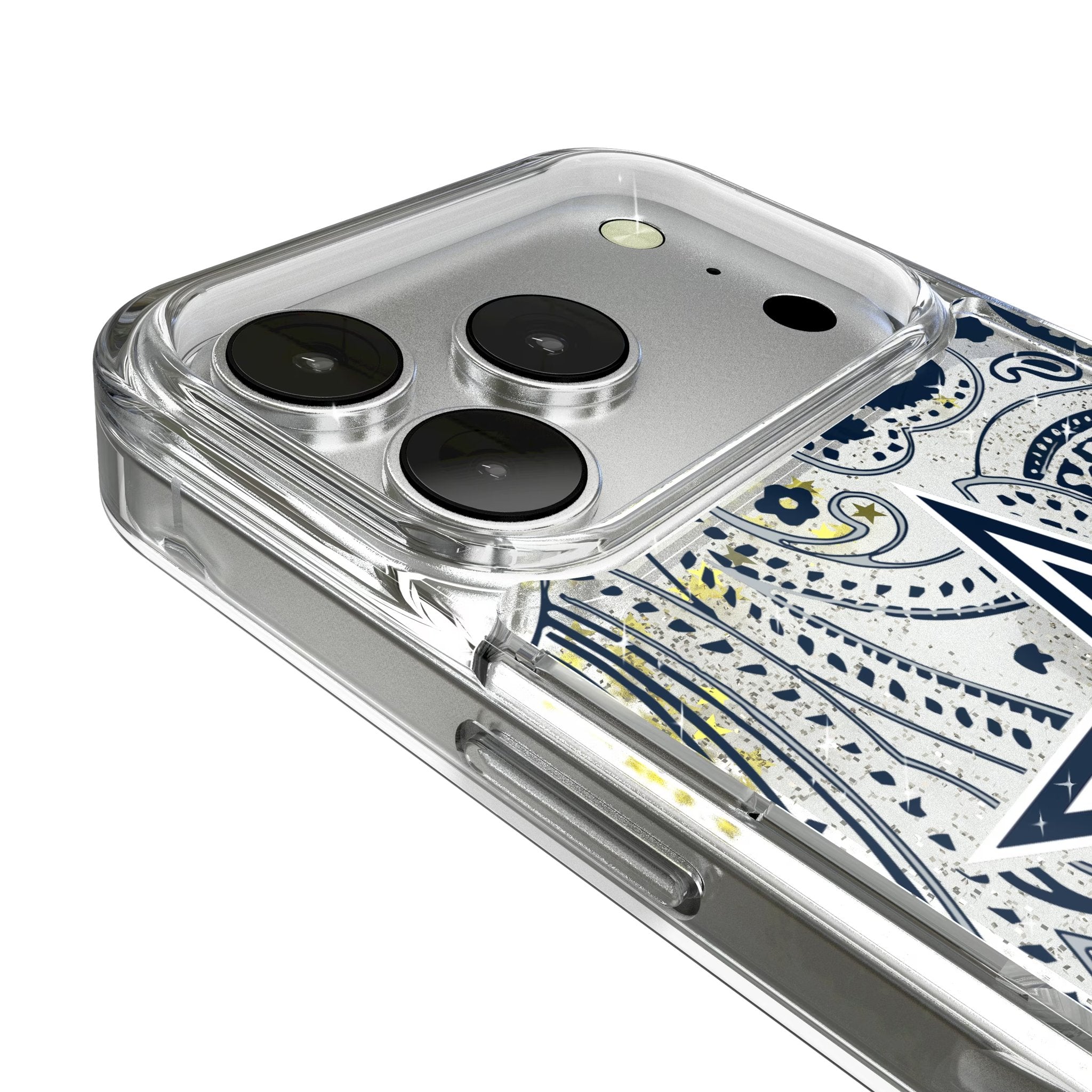 Dallas Cowboys Paisley Glitter Phone Case for Apple iPhone 17 Series 3