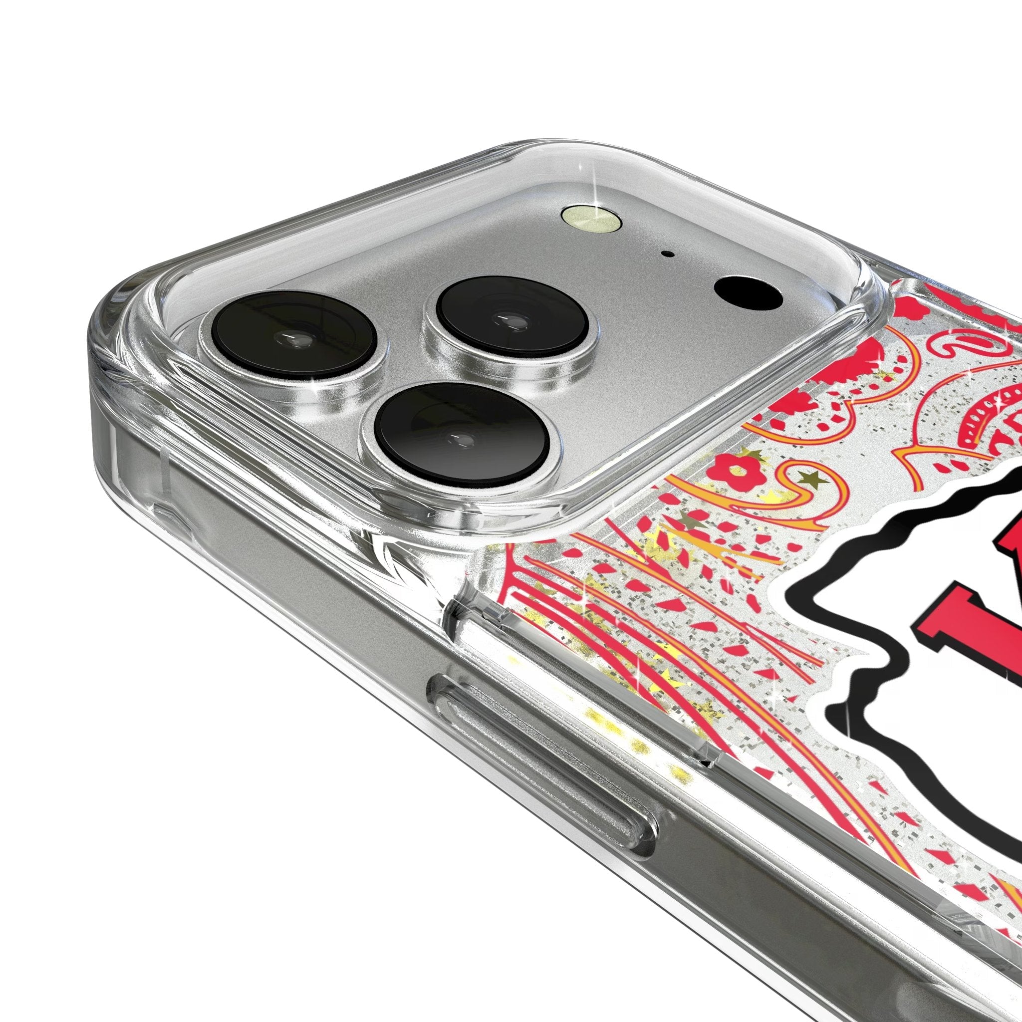 Kansas City Chiefs Paisley Glitter Phone Case for Apple iPhone 17 Series 3