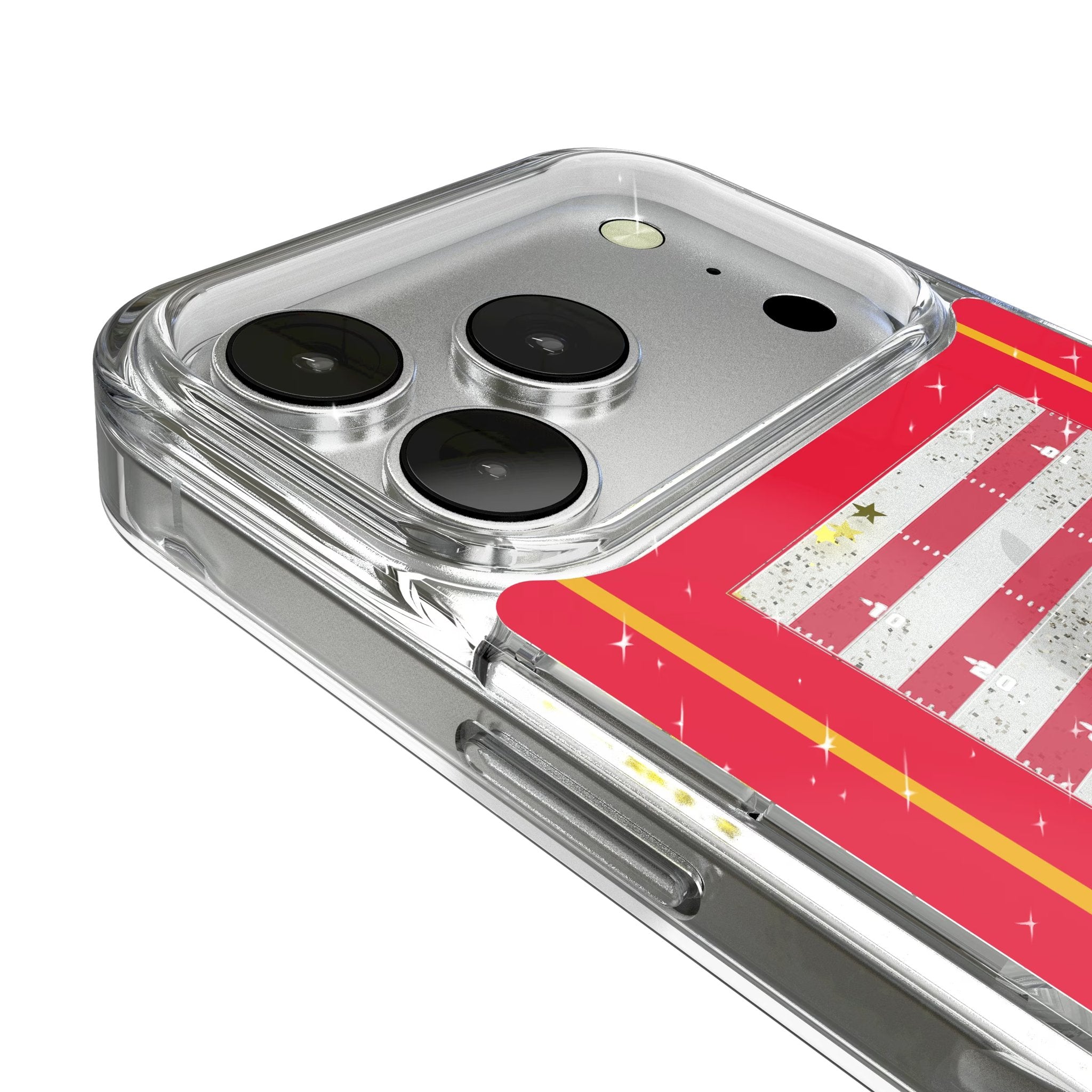 Kansas City Chiefs Field Glitter Phone Case for Apple iPhone 17 Series 3